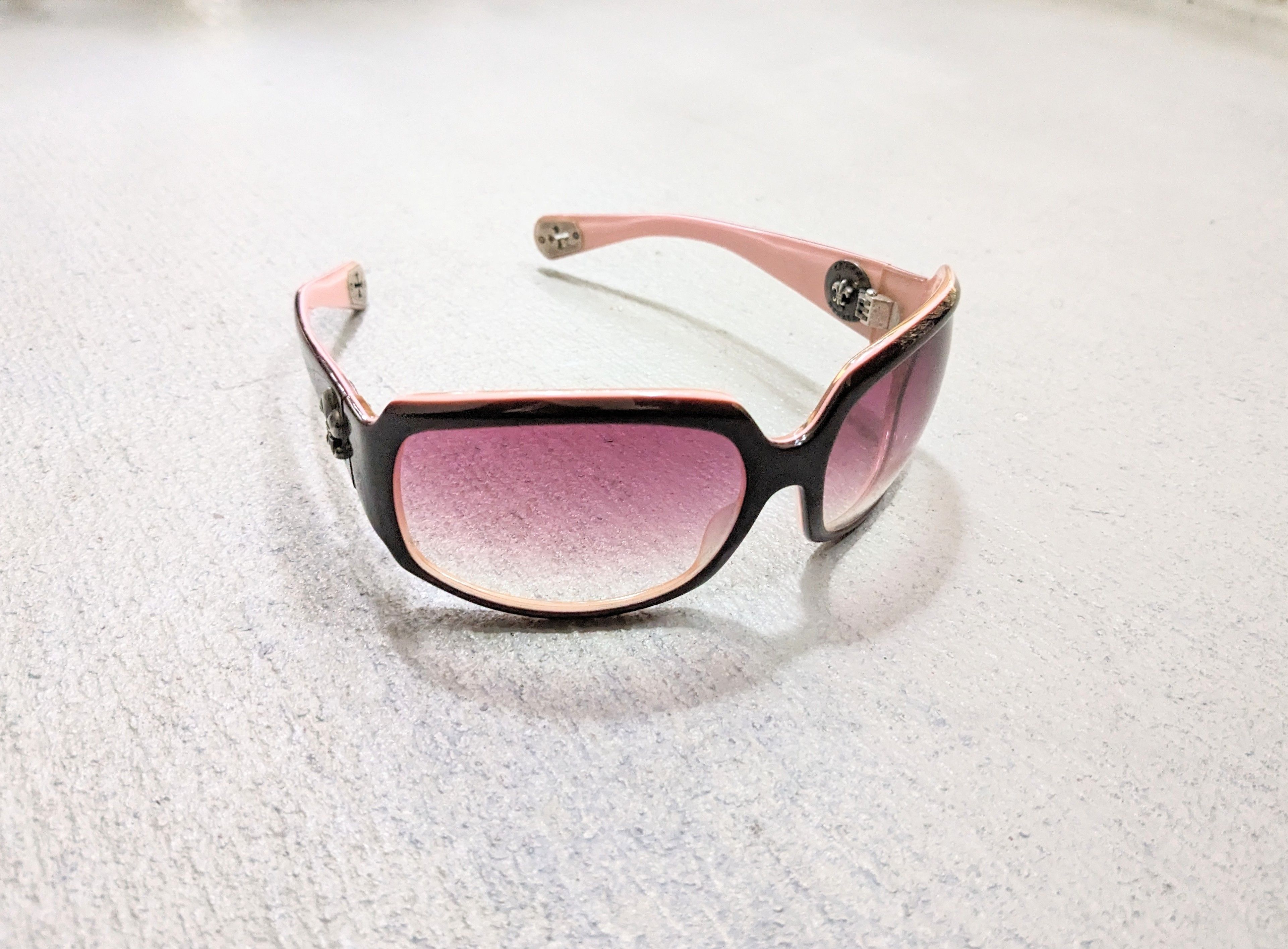 Chrome Hearts Chrome Hearts MAX Sunglasses Pink Brown Oval Oversized Size ONE SIZE - 1 Thumbnail