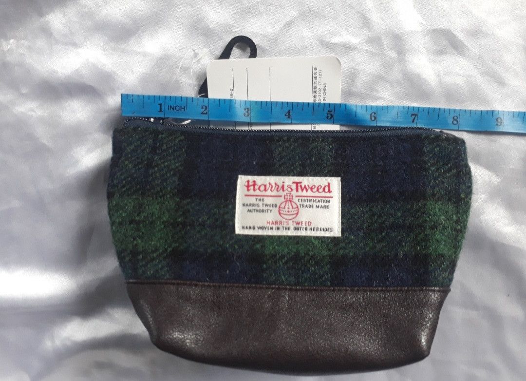 Harris Tweed Harris Tweed checkered coin wallet bag Size ONE SIZE - 6 Thumbnail