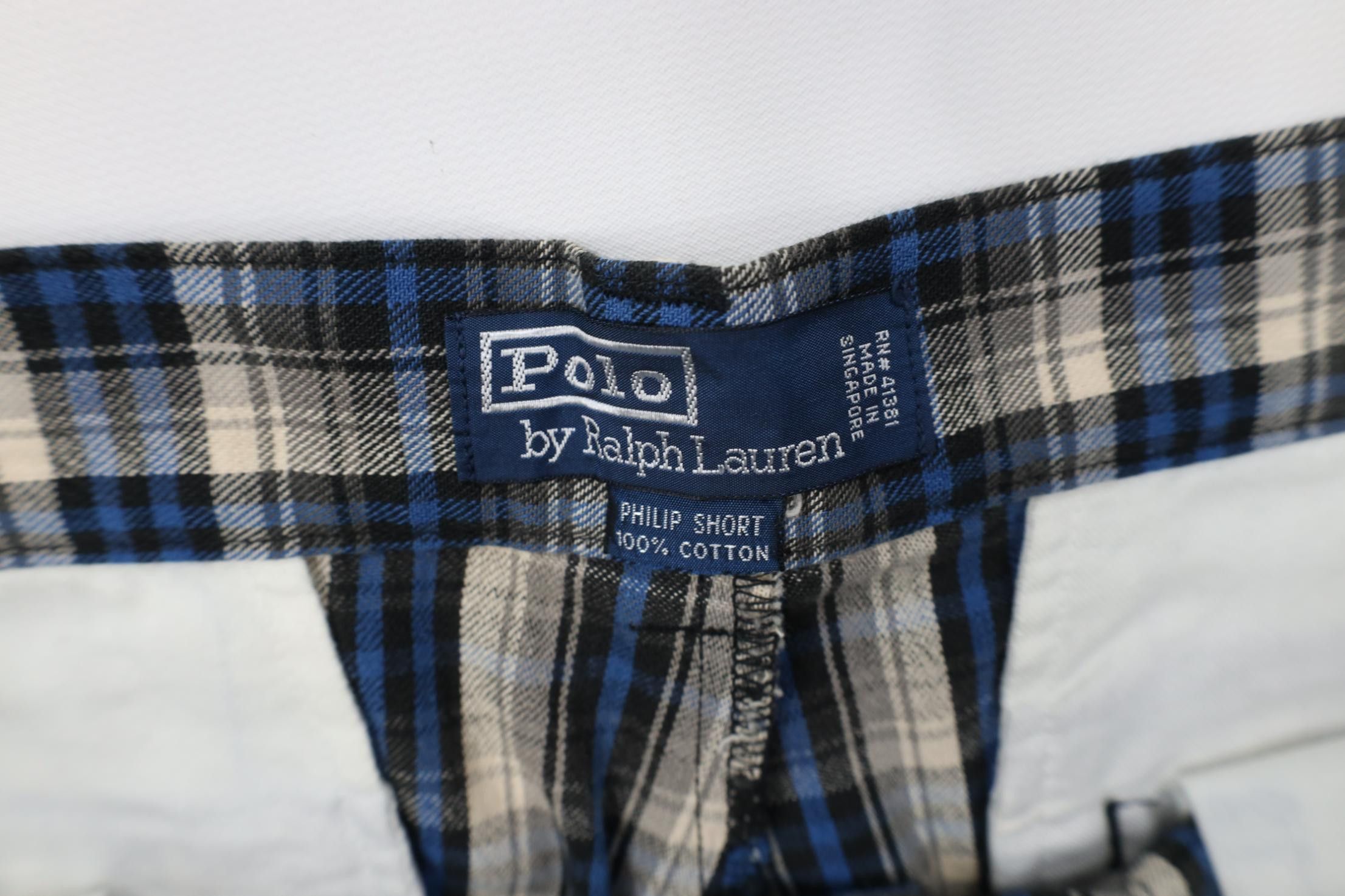 Polo Ralph Lauren Vintage 90s Ralph Lauren Above Knee Flannel Chino Shorts Size US 32 / EU 48 - 6 Thumbnail