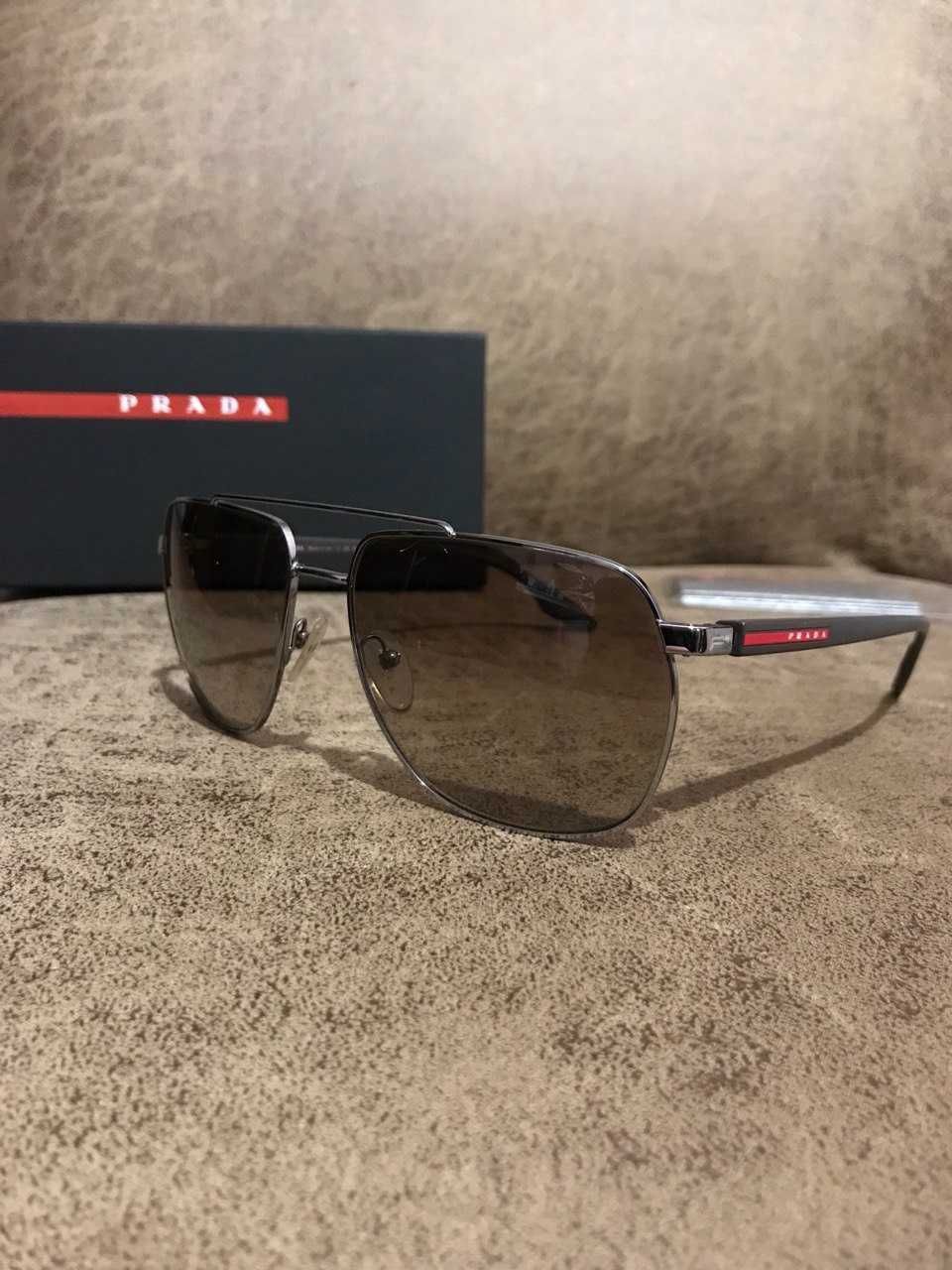 Prada Prada SPS 55V Aviator Sunglasses Size ONE SIZE - 1 Thumbnail