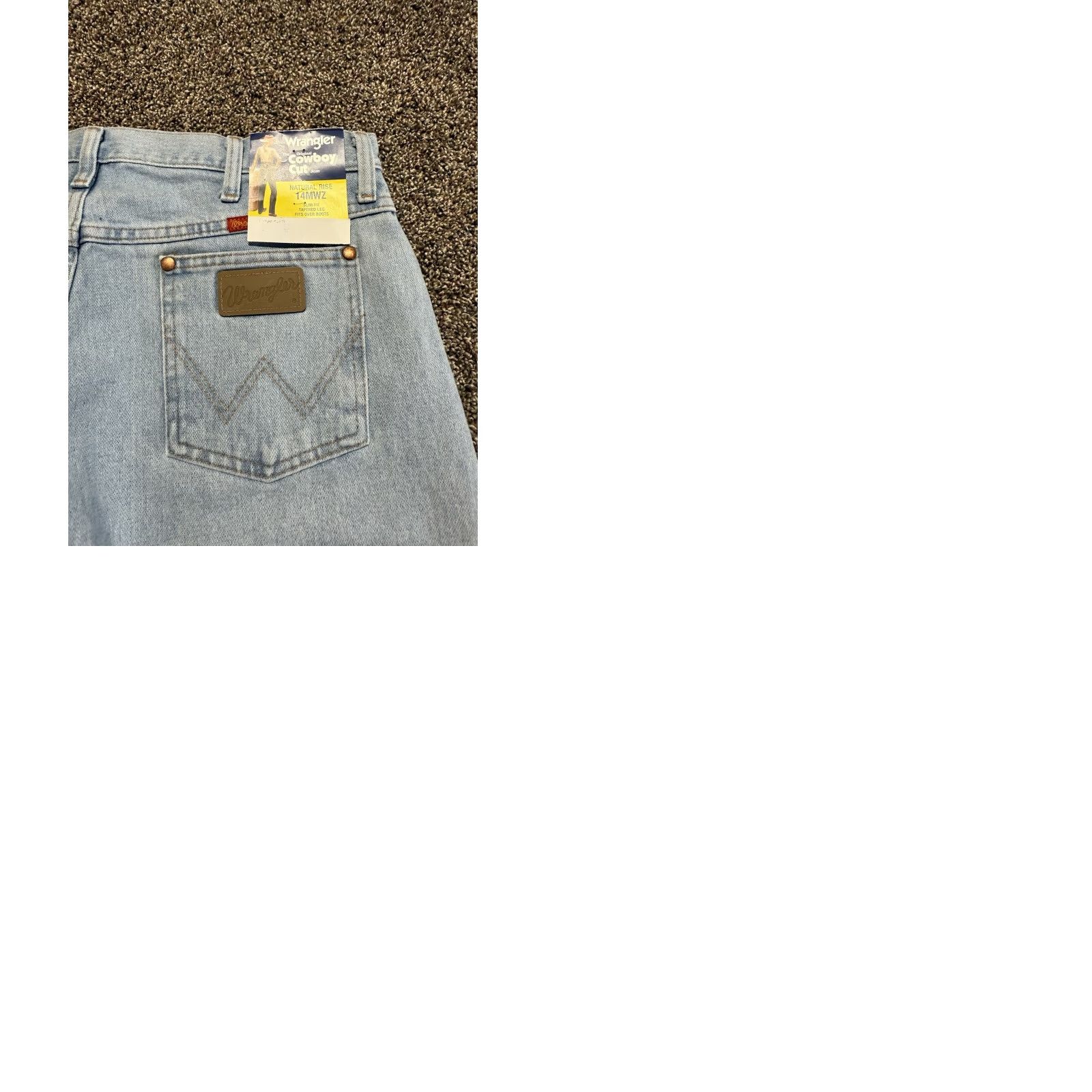 Wrangler VINTAGE? No. Wrangler Jeans 14MWZ Women's Slim Bootcut Blue Denim 15x34 36" Waist 34" Inseam 5-Pocket Size 36" / US 14 / IT 50 - 9 Thumbnail