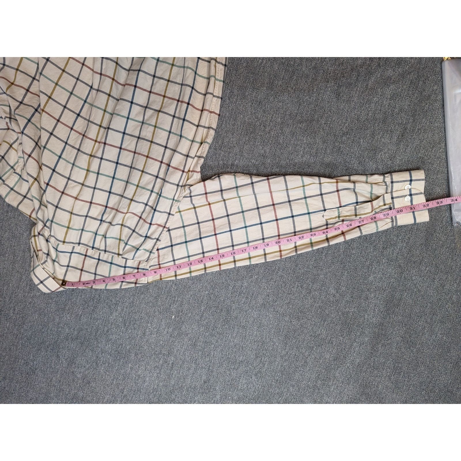 Other Solemare multi-color windowpane button down sz XL Size US XL / EU 56 / 4 - 4 Thumbnail