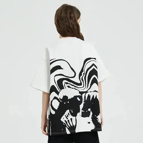 Individualized Shirts Skull Skeleton Graphic T-Shirt Hip Hop Harajuku Retro style Size US XL / EU 56 / 4 - 4 Thumbnail