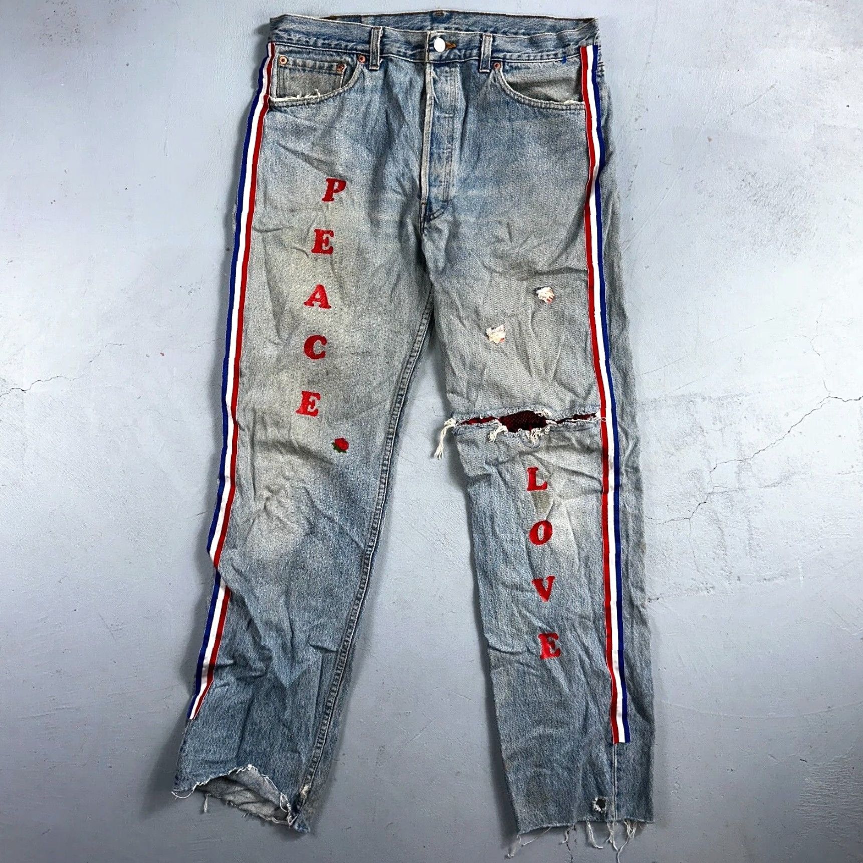 Levi's VINTAGE Levi's 501 Jeans 90s USA Straight Blue 36x34 Regular Men Size US 36 / EU 52 - 2 Thumbnail
