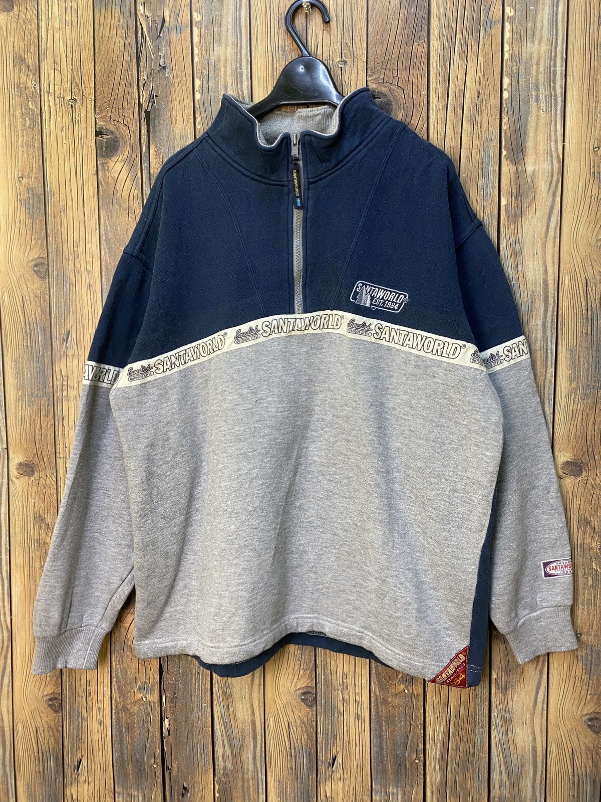 Captain Santors × Vintage Vintage santa world half zipper sweatshirt Size US XL / EU 56 / 4 - 2 Thumbnail