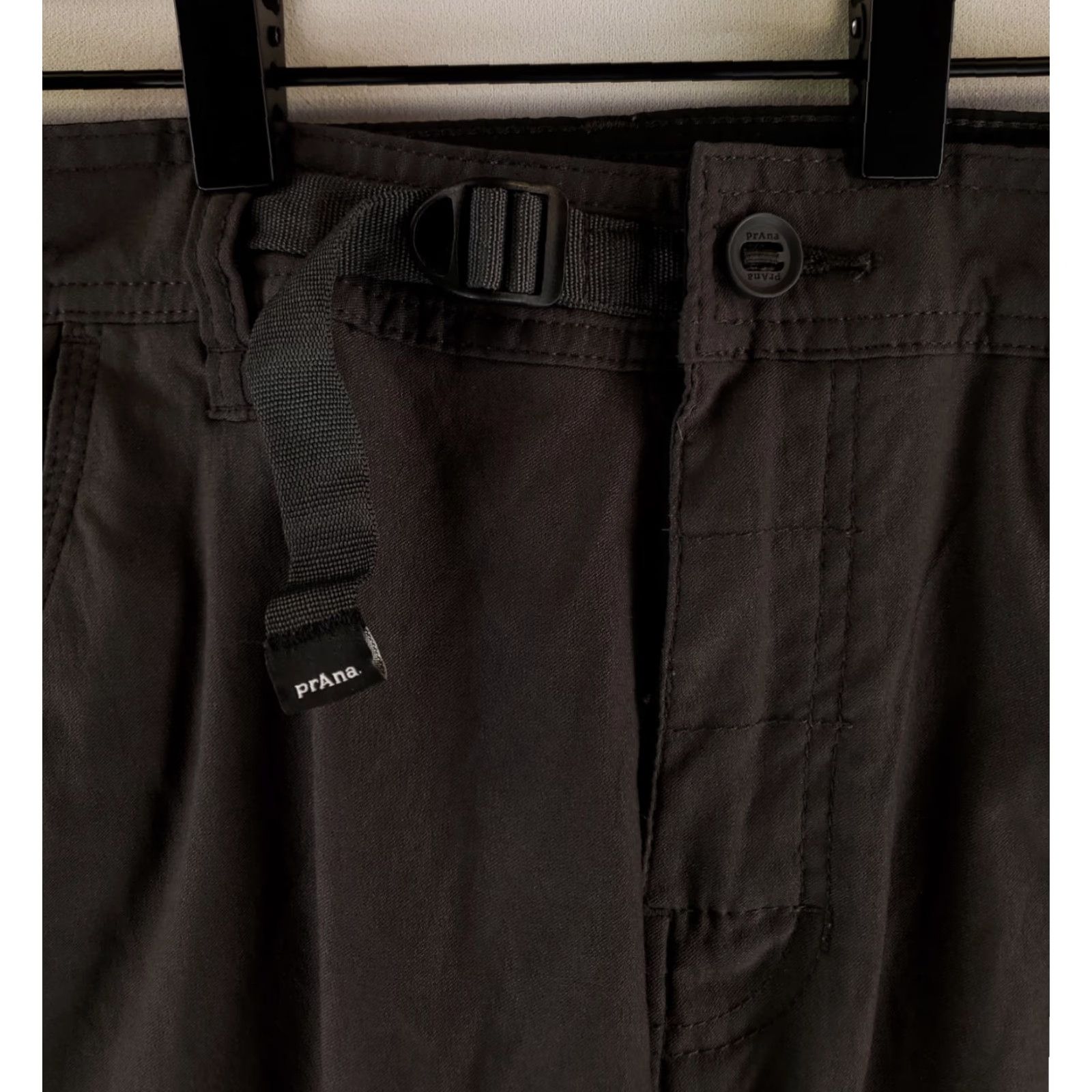 Prana Prana Relaxed Fit Stretch Zion Pant II Gray Belted Mens 32x30 Inseam 30 Cargo Belted Stretch Gray Mens 32x30 Actual Size US 32 / EU 48 - 2 Thumbnail