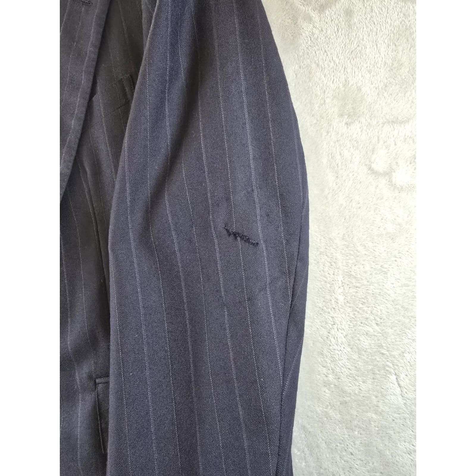 Polo Ralph Lauren VINTAGE Polo Ralph Lauren Suit 38S Blue Pinstripe 2 Piece Union Made USA Size US M / EU 48-50 / 2 - 6 Thumbnail