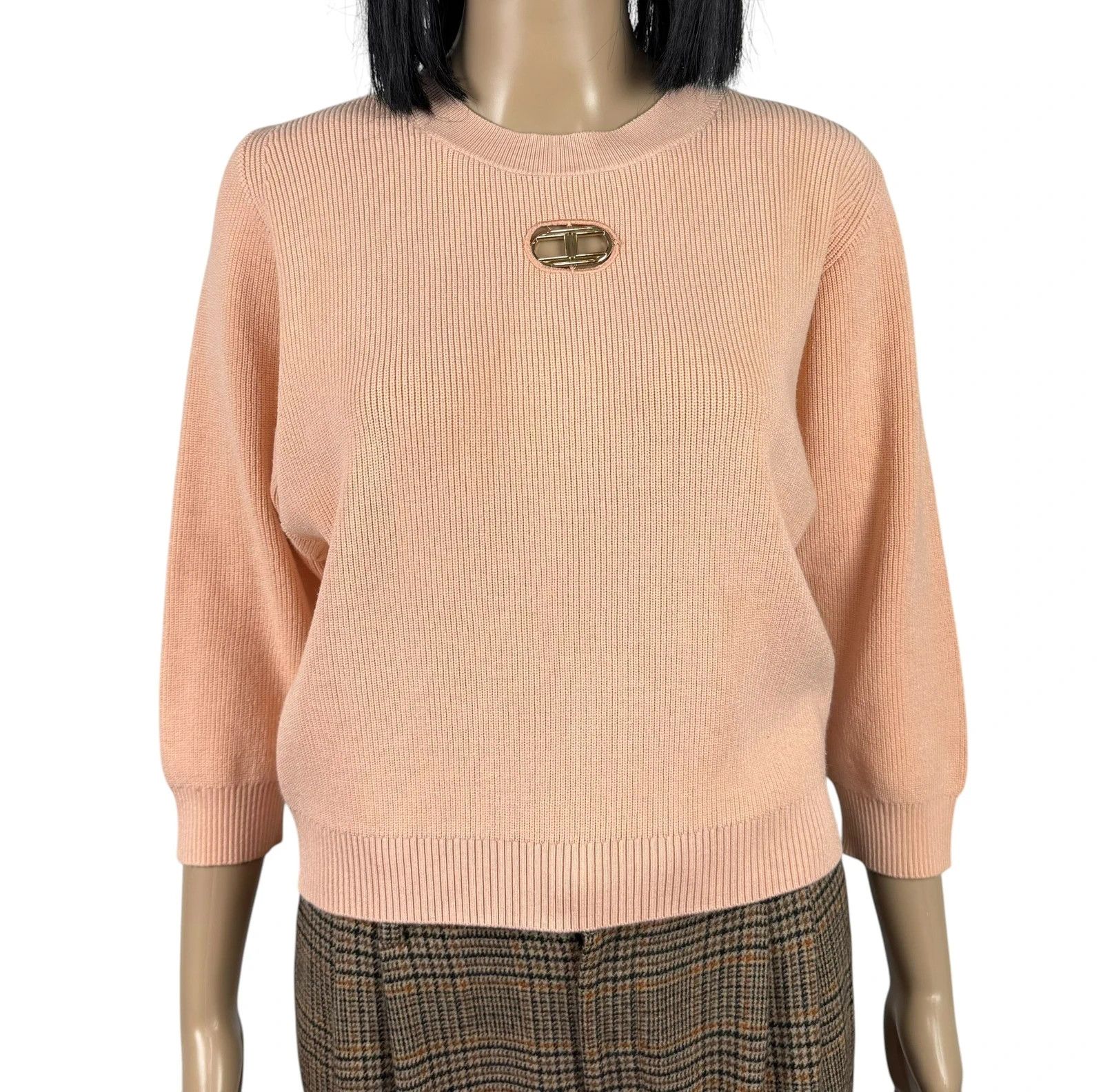 Elisabetta Franchi Elisabetta Franchi Viscose Jumper 3/4 Sleeve size 40 Size S / US 4 / IT 40 - 2 Thumbnail