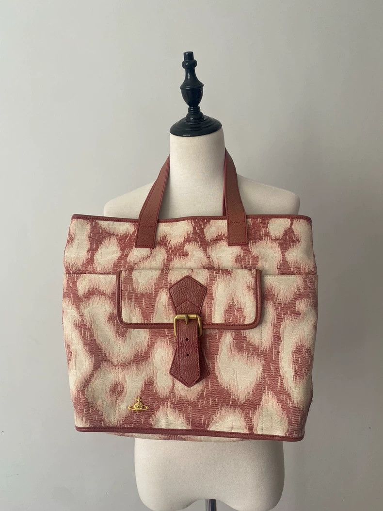 Other Vivienne Westwood size os Pink leopard print tote bag Size ONE SIZE - 1 Thumbnail