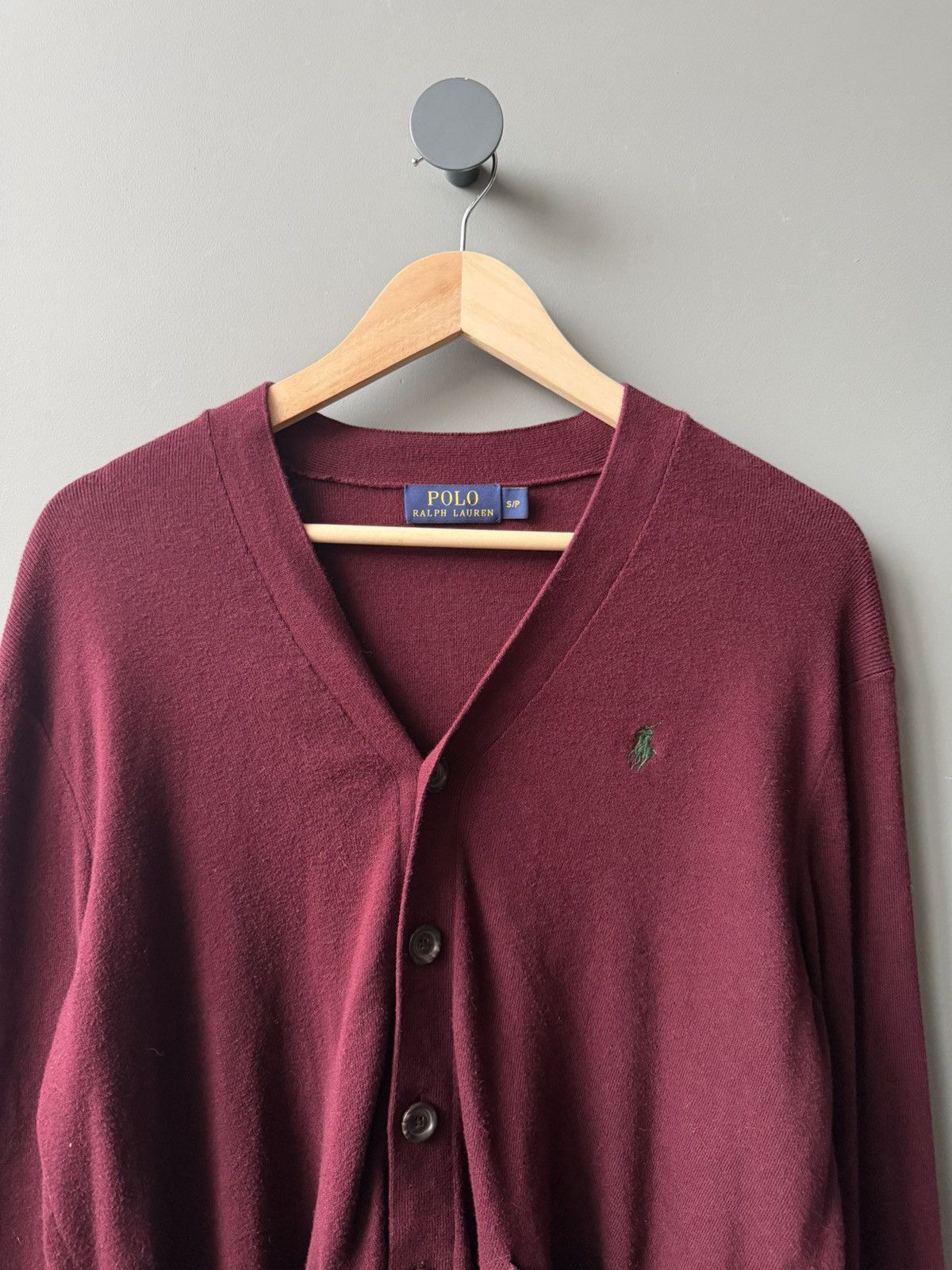 Polo Ralph Lauren Ralph Lauren Bordeaux Cotton Cardigan Size S Size US S / EU 44-46 / 1 - 2 Thumbnail
