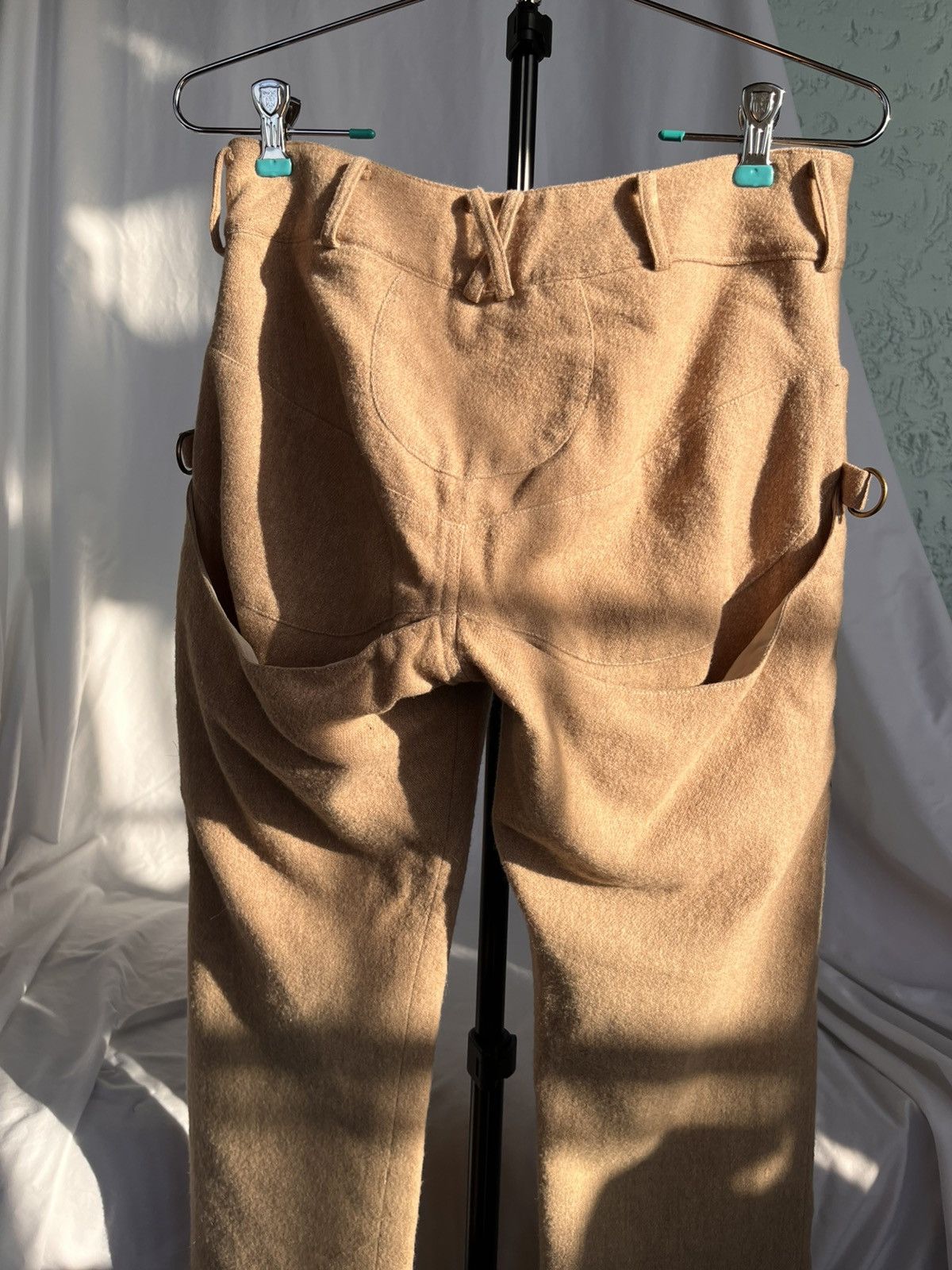 Beauty Beast Beauty:Beast cool pocket wool khaki tapered trouser Size US 29 - 6 Thumbnail