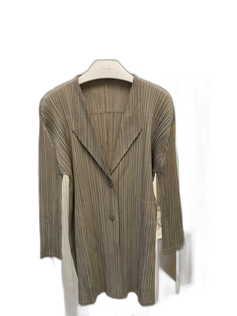 Issey Miyake Issey Miyake Olive Green Blazer Jacket Size M / US 6-8 / IT 42-44 - 1 Thumbnail