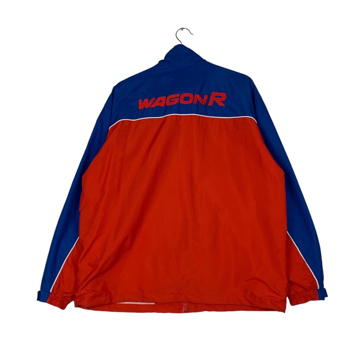 Vintage SUZUKI WAGON R Red Blue Coloblock Jacket #1272-C57 Size US L / EU 52-54 / 3 - 1 Thumbnail