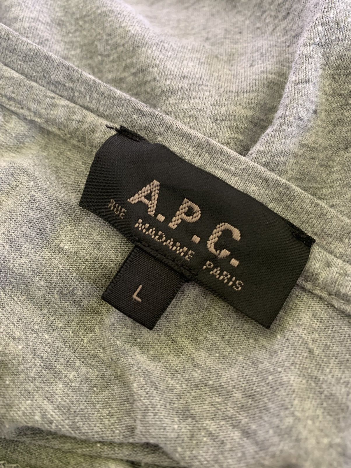 A.P.C. 💥A.P.C Rue Madame Paris Sustain Shirt Size L / US 10 / IT 46 - 4 Thumbnail