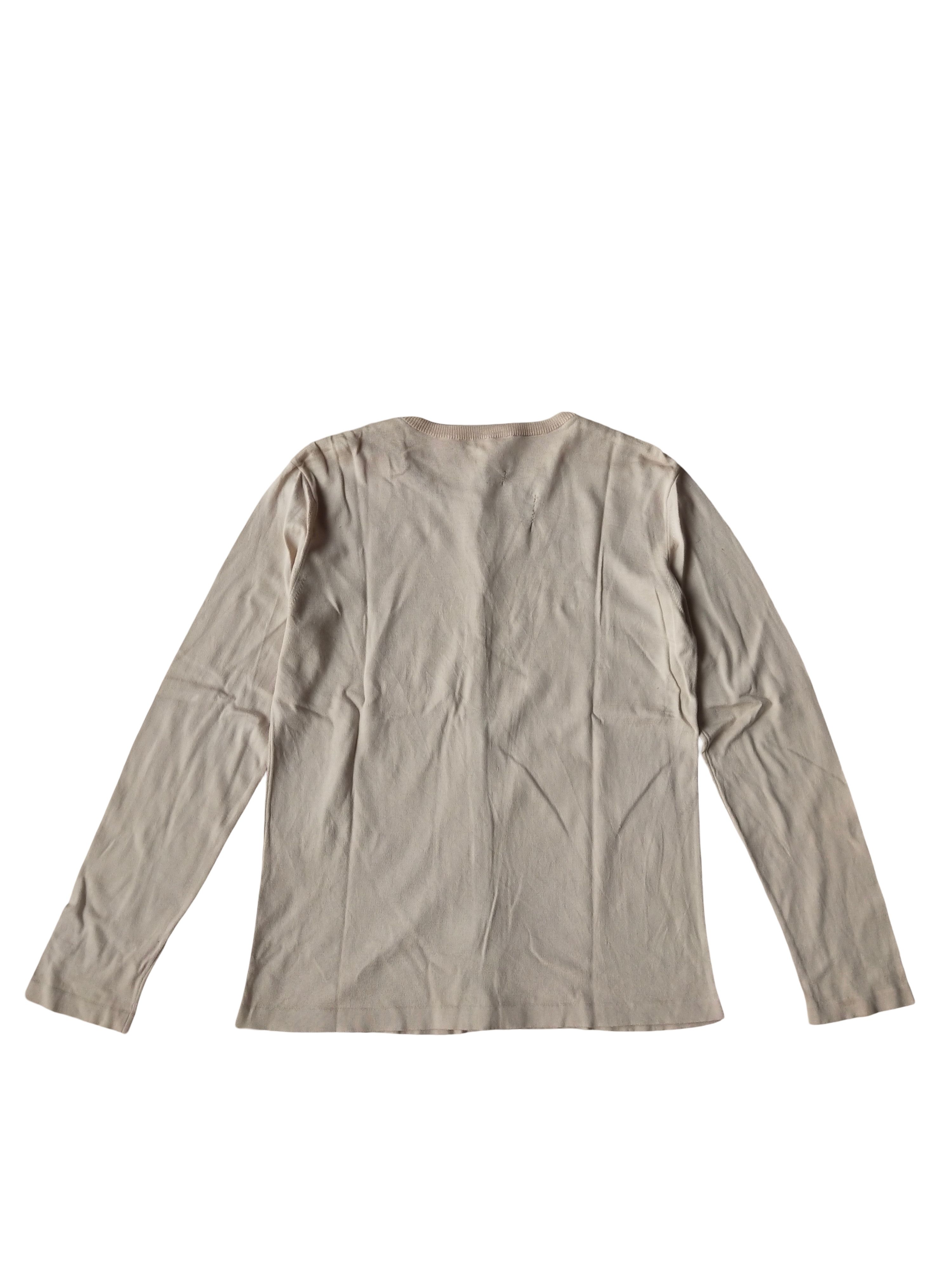 Aquascutum Vintage Aquascutum London Cream Cotton Knit Cardigan Size M / US 6-8 / IT 42-44 - 5 Thumbnail