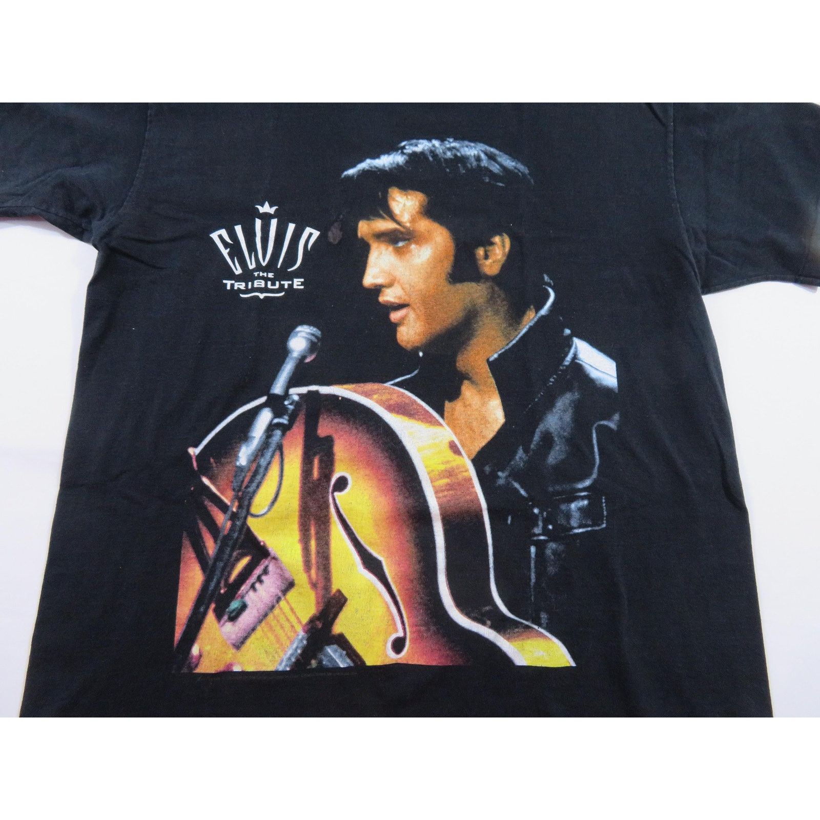 Other Elvis Presley The Tribute 1990s Black Shirt XL Double Sided Size US XL / EU 56 / 4 - 2 Thumbnail