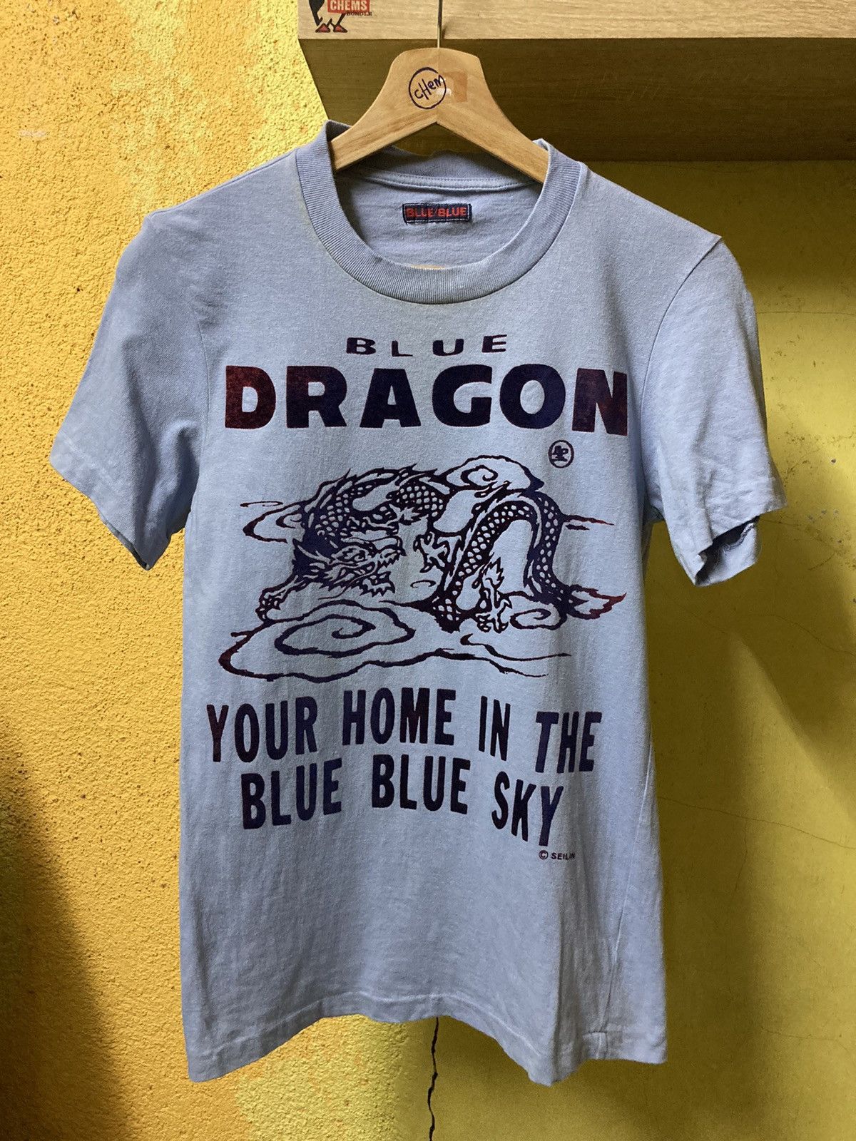 Blue Blue Japan × Japanese Brand × Vintage Vintage Blue Blue Japan Blue Dragon T-Shirt Size US S / EU 44-46 / 1 - 1 Thumbnail