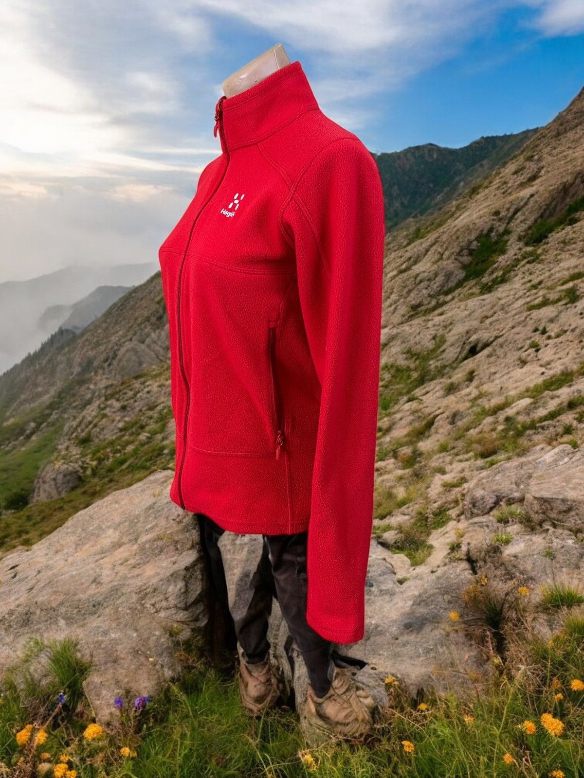Haglofs Haglofs red fleece jacket size S Size S / US 4 / IT 40 - 4 Thumbnail