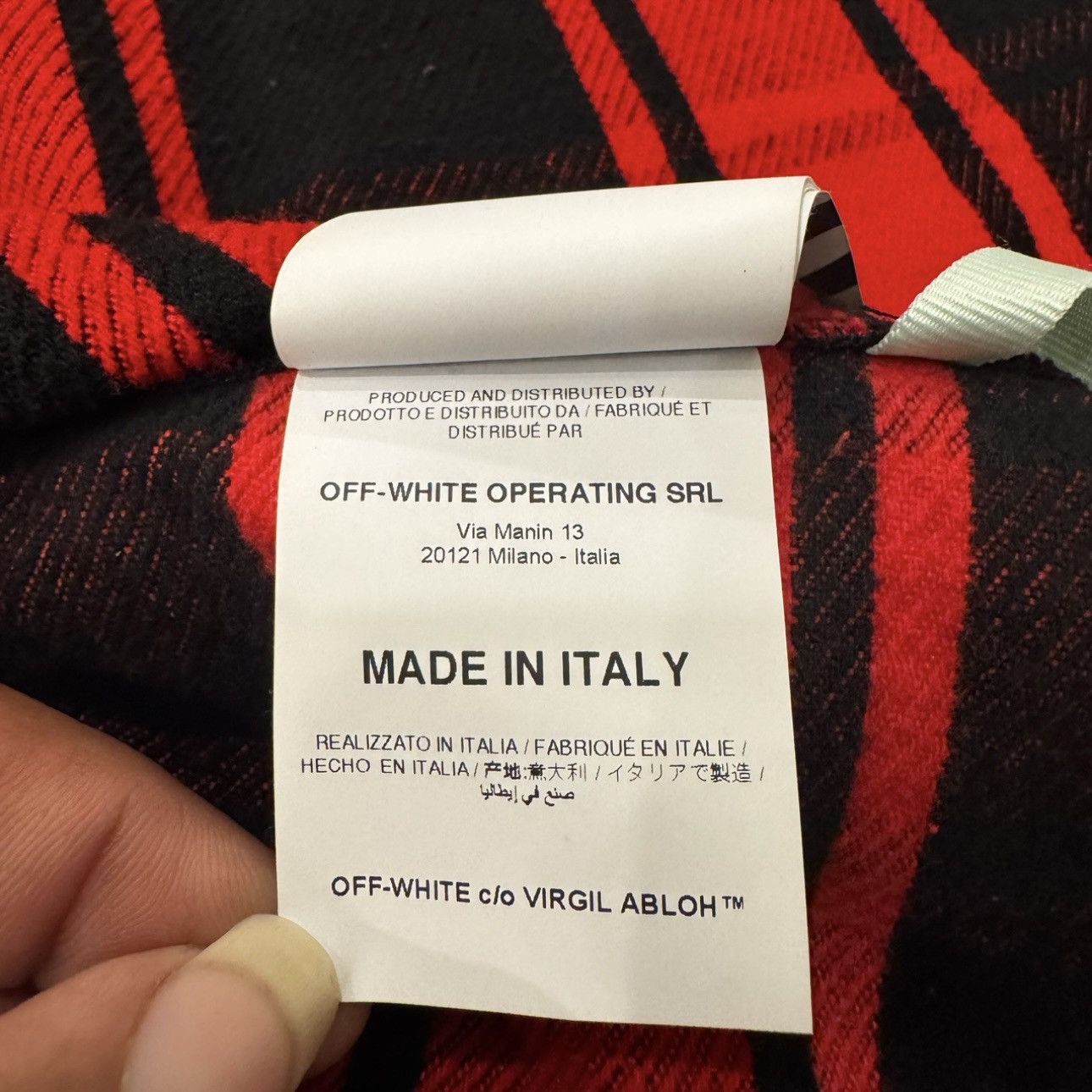 Off-White Off-White 2018 Check Shirt Plaid Flannel Size US L / EU 52-54 / 3 - 6 Thumbnail