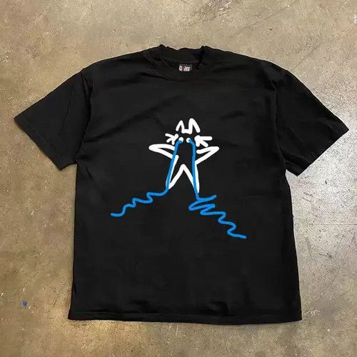 Japanese Brand Street Short Sleeve T-Shirt Black Loose Printed Graphic Size US L / EU 52-54 / 3 - 3 Thumbnail