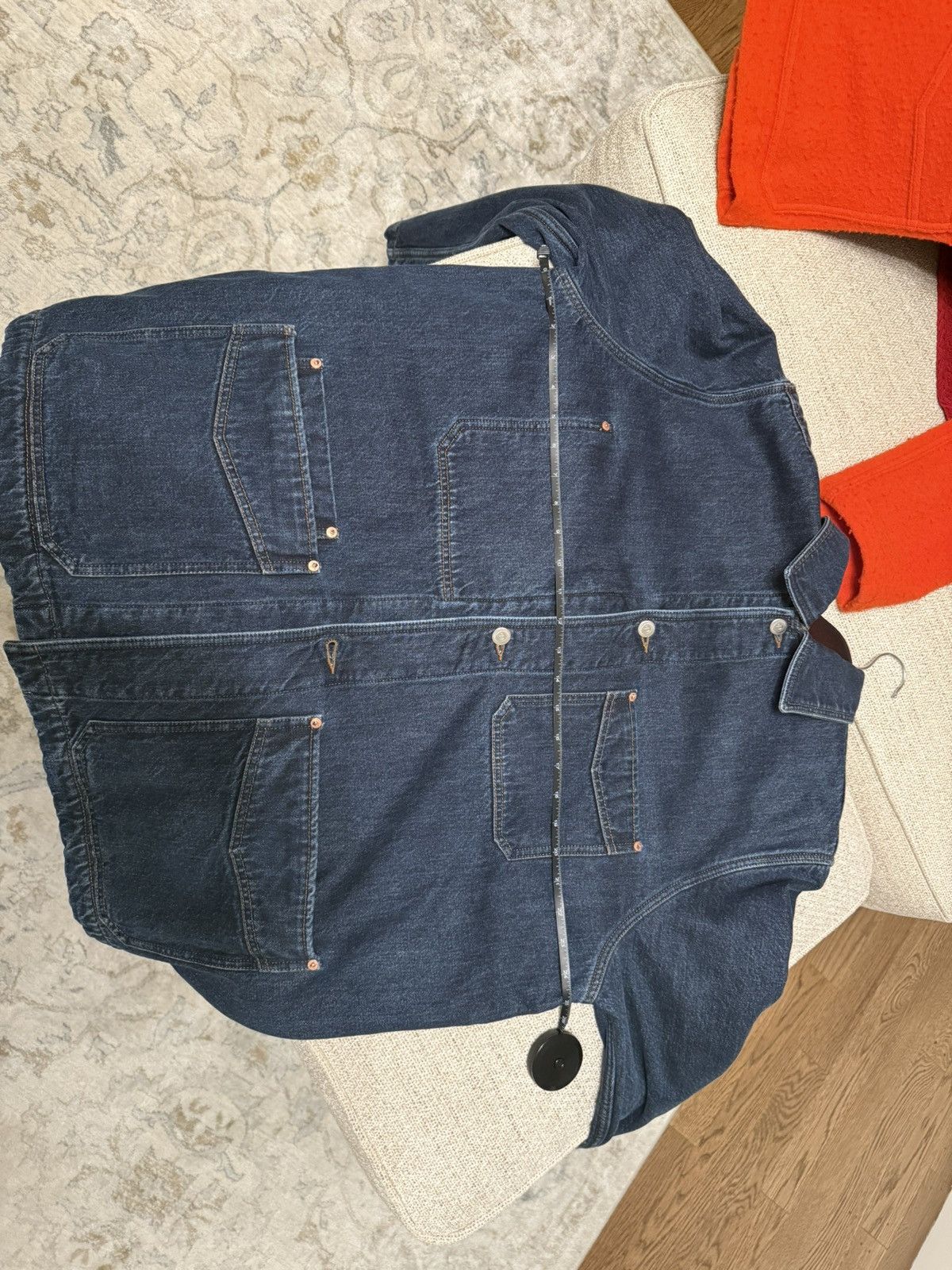 Drake's Drake’s denim five pocket chore jacket Size US XL / EU 56 / 4 - 6 Thumbnail