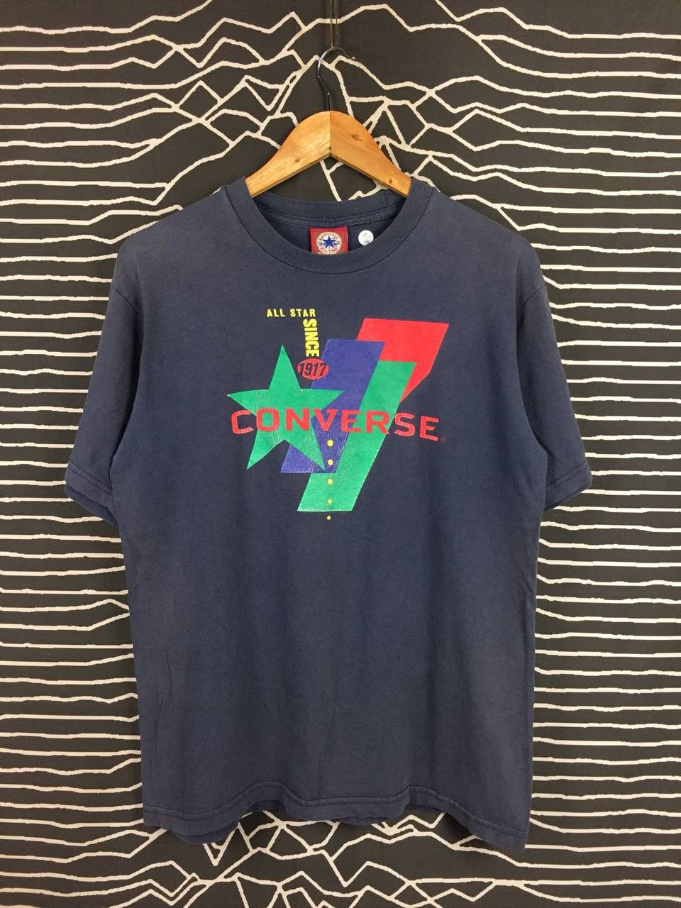 Converse Vtg 90s Converse All Star Retro Logo Made In Usa Tee Size M Size US M / EU 48-50 / 2 - 1 Thumbnail