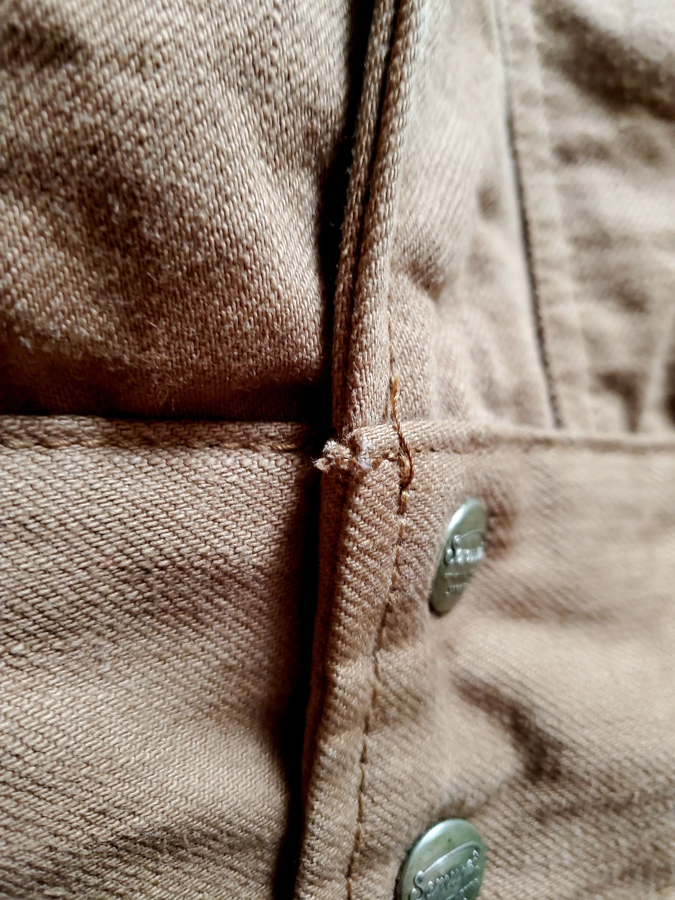 Samurai Jeans Kakishibu Horsehide Selvedge Chino Down Jacket Size US L / EU 52-54 / 3 - 21 Thumbnail