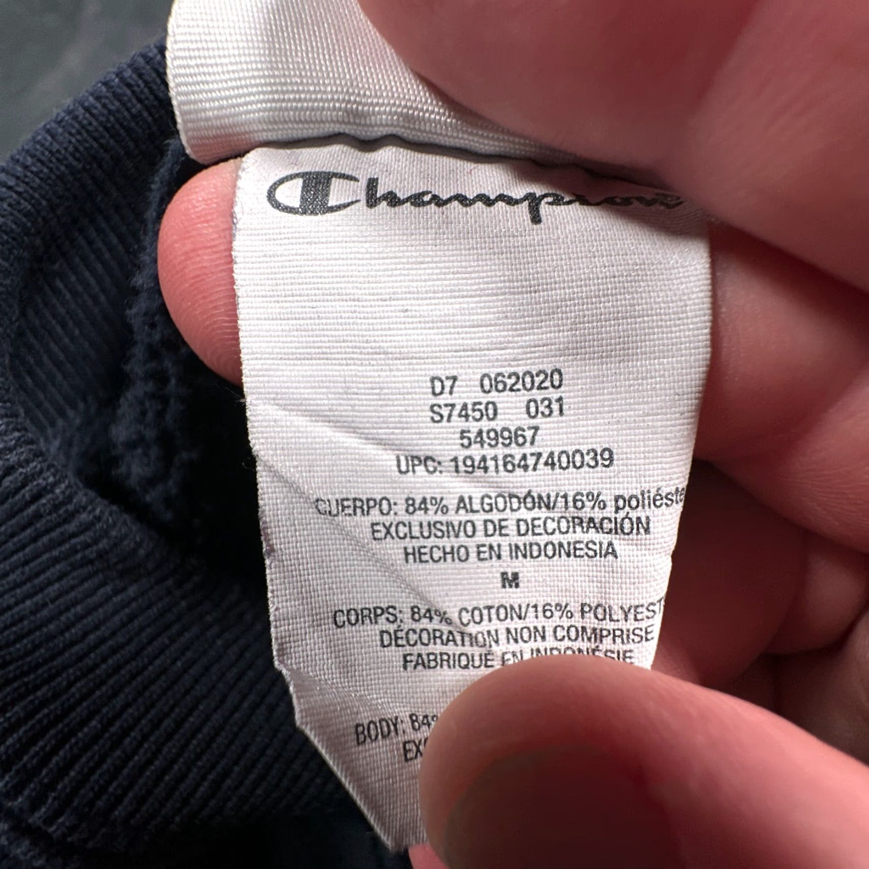 Champion Champion Vintage Reverse Weave Sweatshirt Mens Medium Navy Carolina Blue Y2K 90s Size US M / EU 48-50 / 2 - 7 Thumbnail