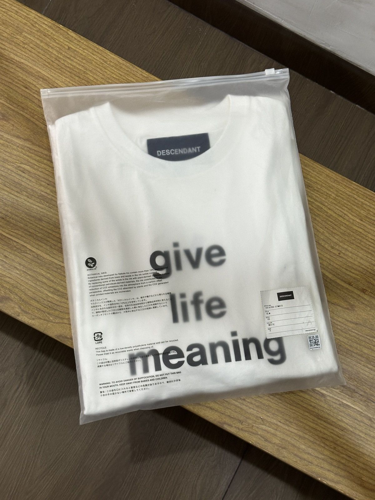 Descendant Descendant GLM tee "White" - L Size US L / EU 52-54 / 3 - 7 Thumbnail