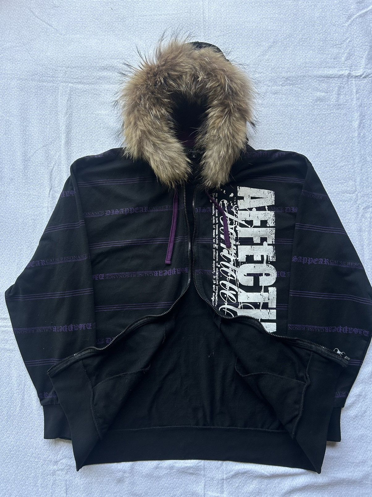 Japanese Brand Japanese Fur Hoodie Poem Time Step Ifsixwasnine lgb Size US L / EU 52-54 / 3 - 4 Thumbnail