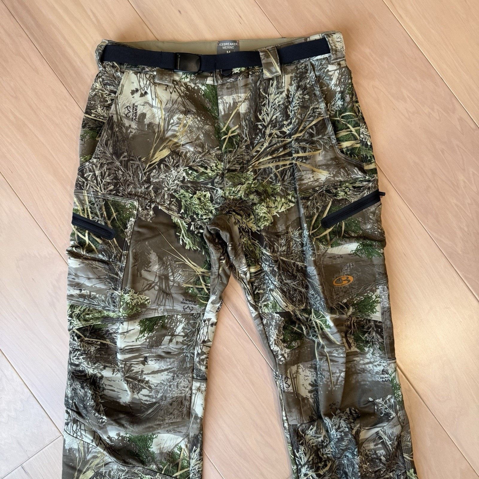 Icebreaker Icebreaker Merino IKA Pants Multicolor Real Tree Camouflage Size US 32 / EU 48 - 3 Thumbnail