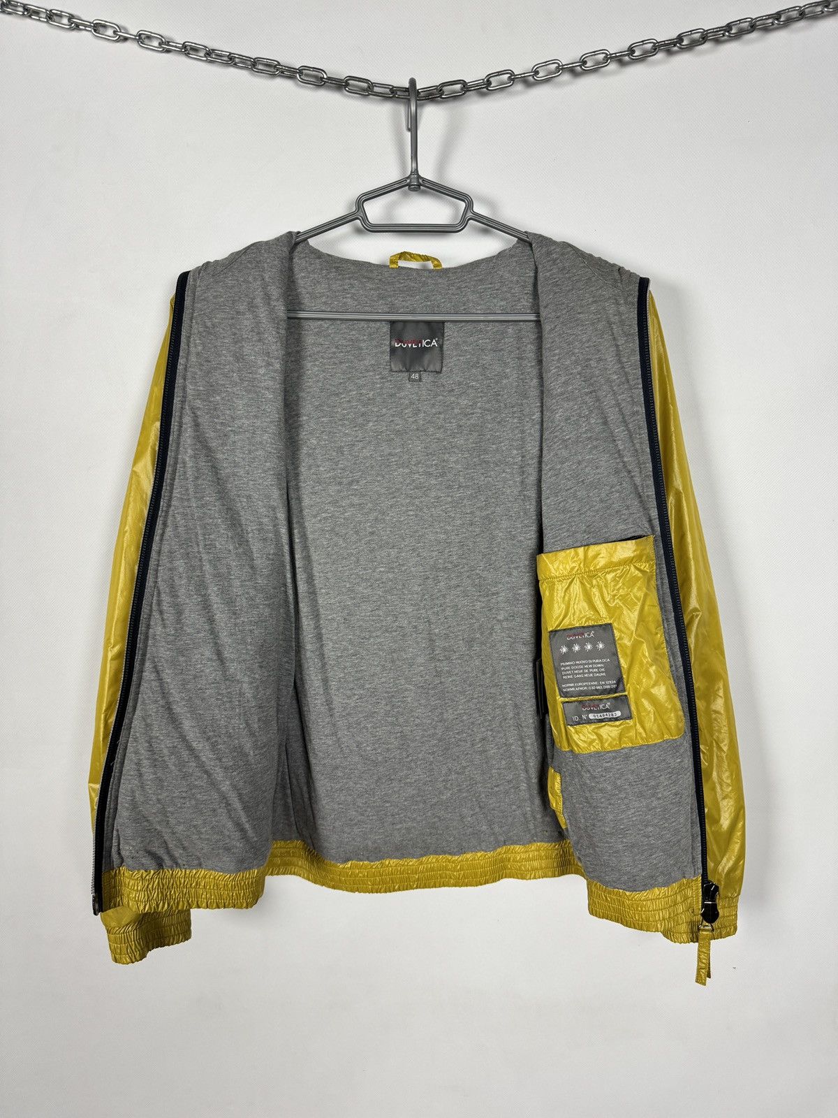 Duvetica Men’s Duvetica Hooded Zip Up Yellow Down Jacket Italy Sz 48 Size US M / EU 48-50 / 2 - 7 Thumbnail