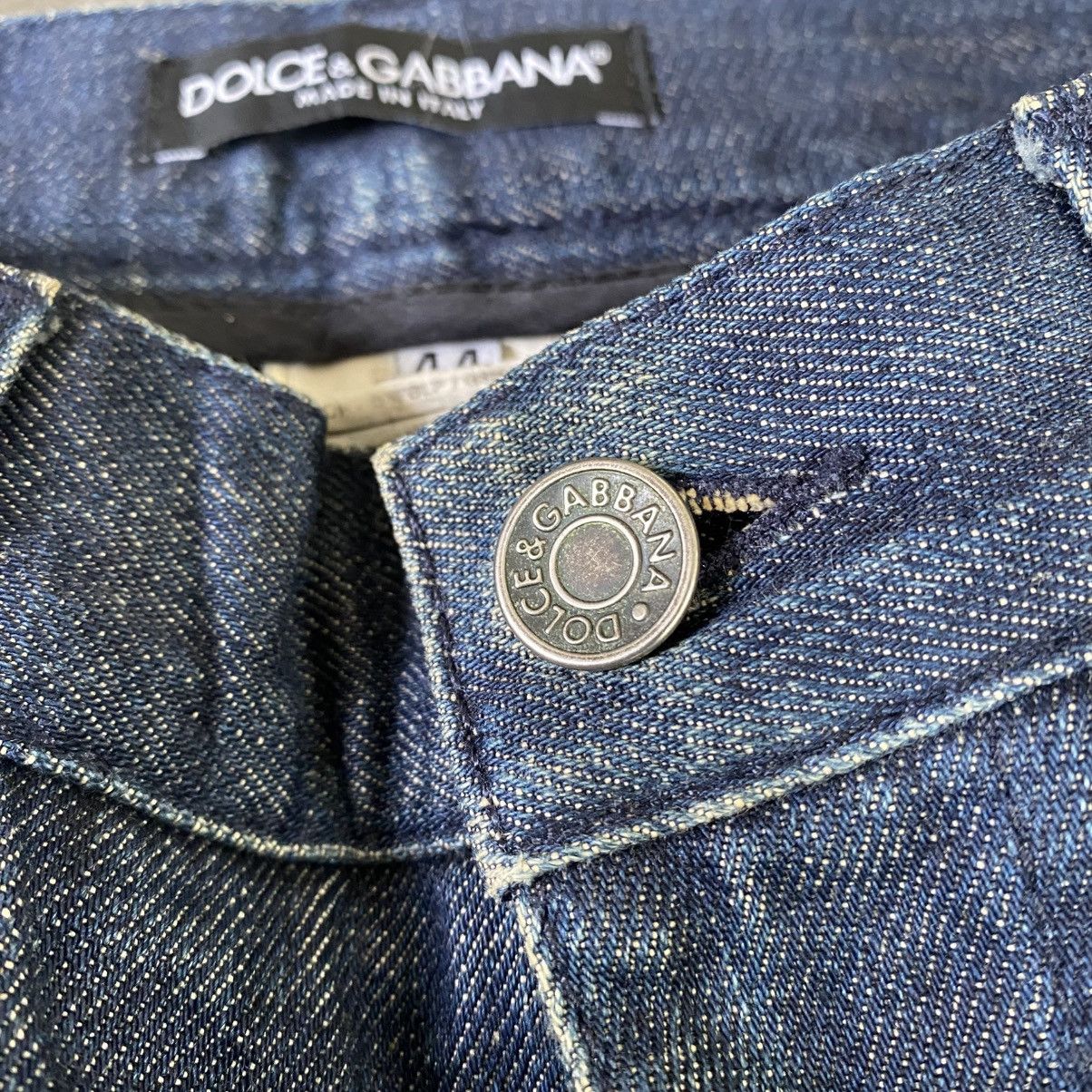 Dolce & Gabbana 2000s Dolce&Gabbana Via San Damiano 7 Denim Pants Size US 26 / EU 42 - 8 Thumbnail