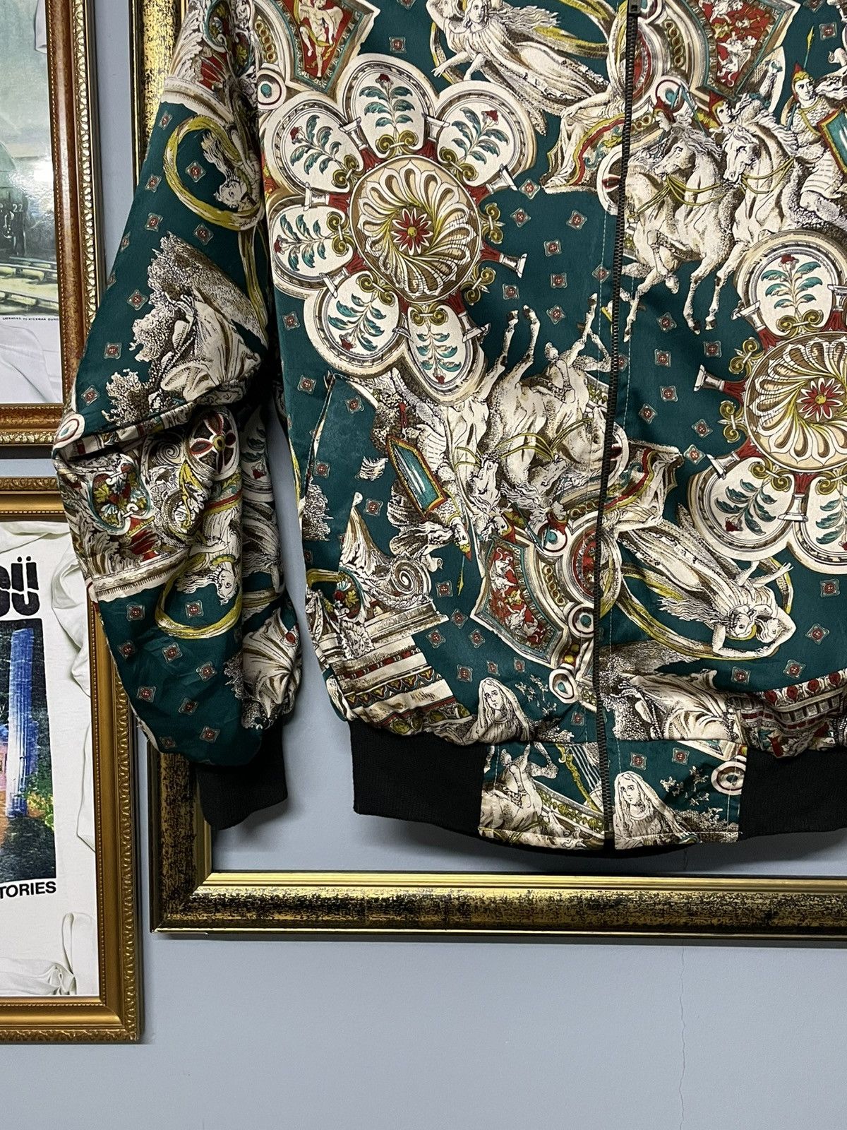 Vintage Rare 80s Vintage Designer Classic Greco-Roman Art Luxury Size US XL / EU 56 / 4 - 3 Thumbnail