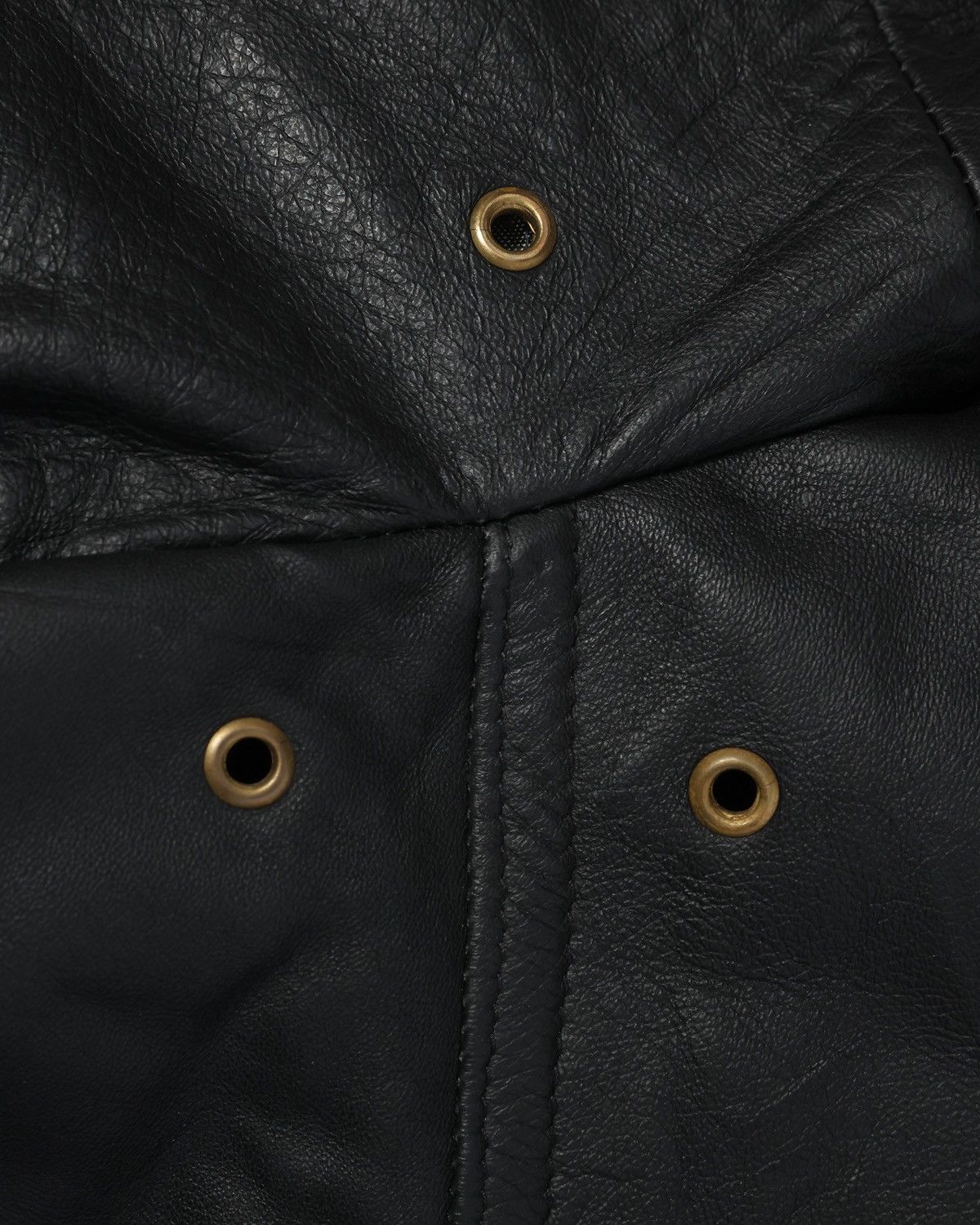 Vintage Vintage German Leather Double Breasted Jacket Münster Size US M / EU 48-50 / 2 - 4 Thumbnail
