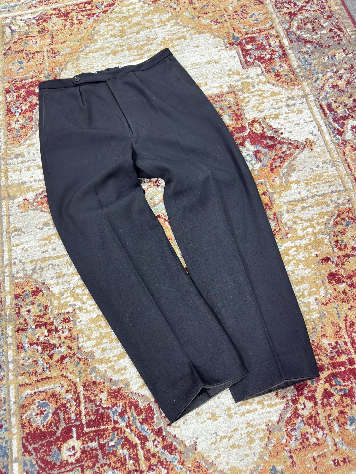 Japanese Brand 1980s Wool Suit Pants Baggy Trousers Blend Balenciaga Rick Size US 32 / EU 48 - 1 Thumbnail