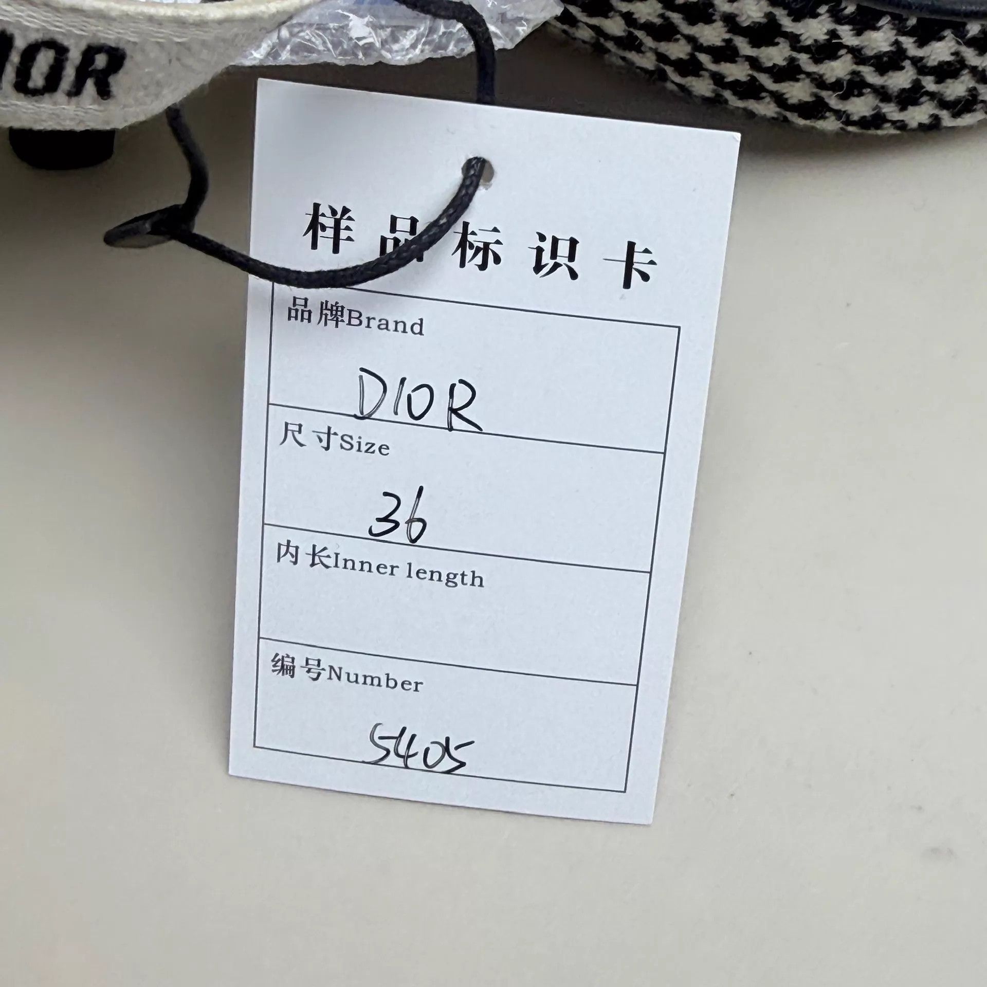 Dior Dior Houndstooth Embroidered Kitten Heel 36 95 New Size US 5.5 / IT 35.5 - 8 Thumbnail