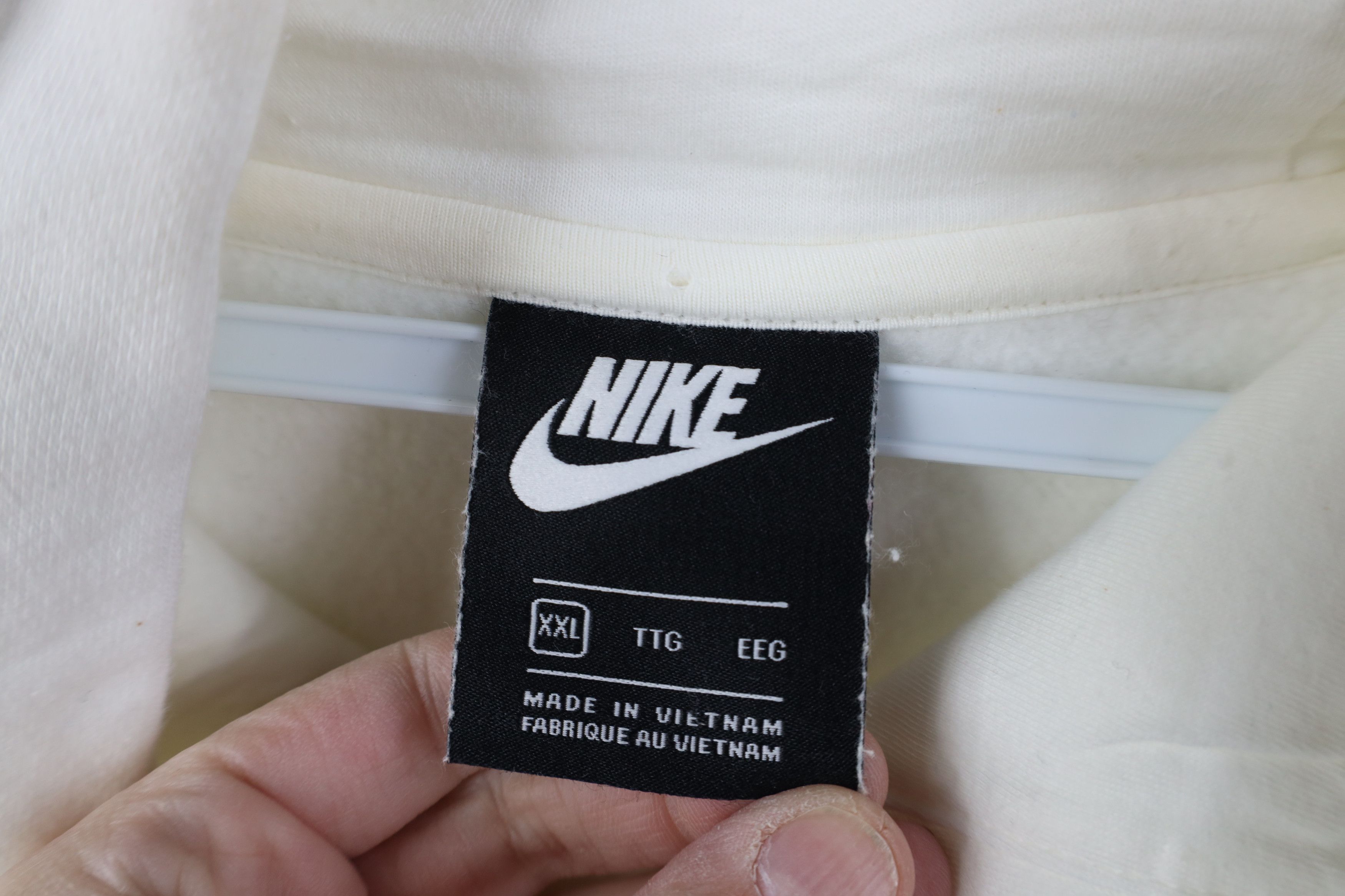 Nike Nike Scott Center Swoosh Chicago Hoodie Sweatshirt White Size US XXL / EU 58 / 5 - 8 Thumbnail
