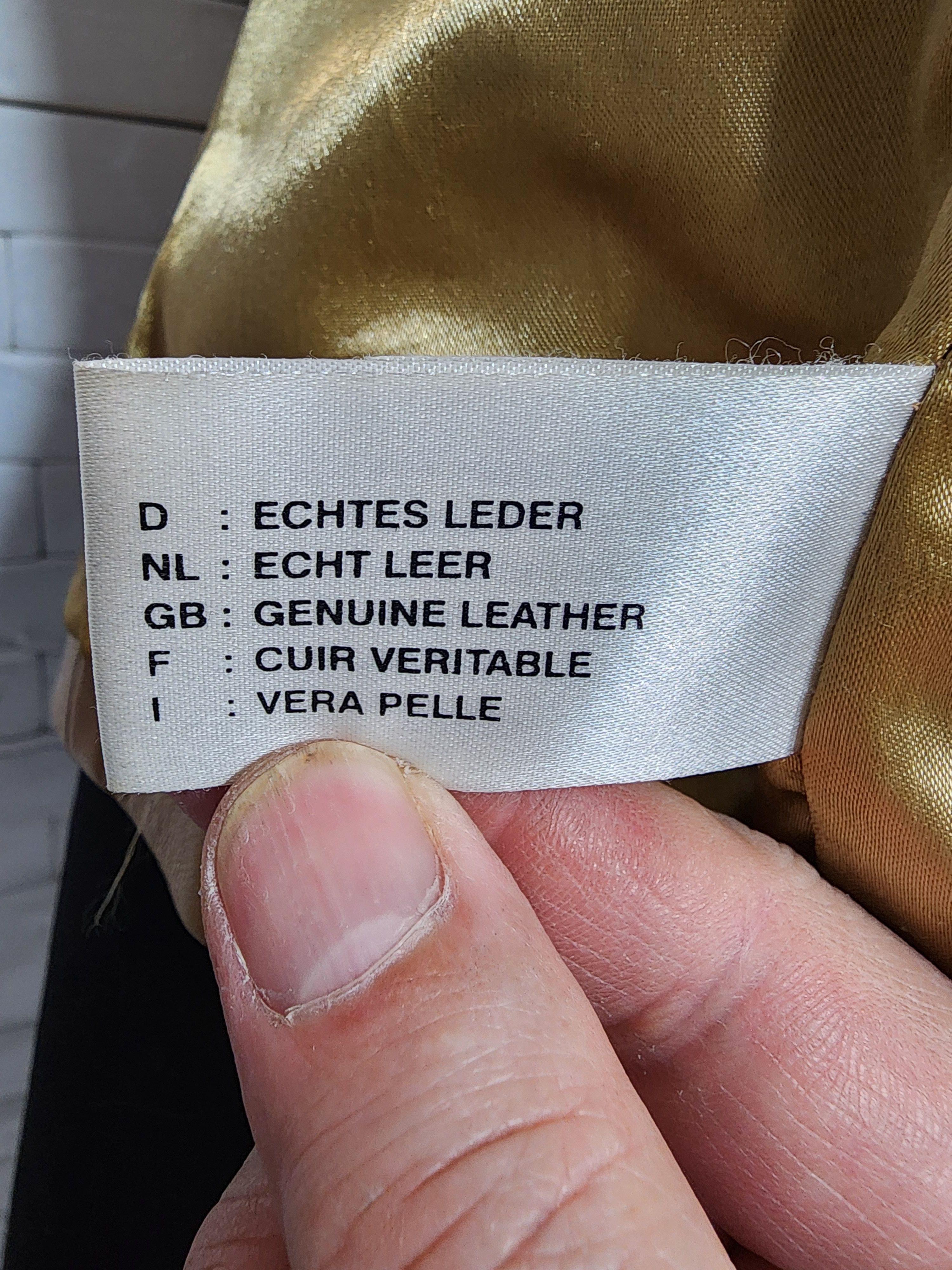 Genuine Leather Brown Leather Sport Jacket: Women's Genuine Leather Zip-Up Size M / US 6-8 / IT 42-44 - 10 Thumbnail