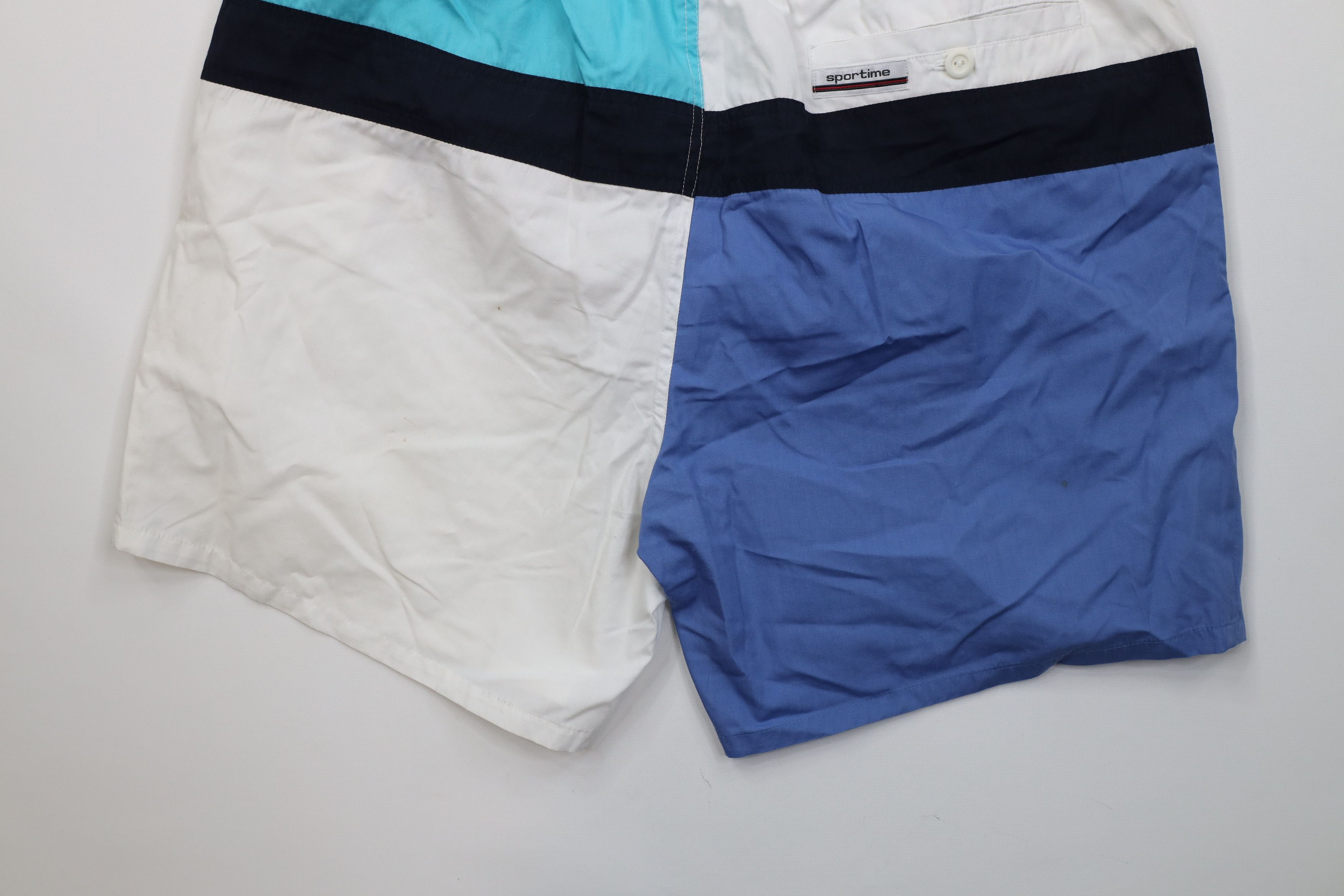 Vintage Vintage 90s Streetwear Lined Sailing Swim Trunks Shorts Size US 36 / EU 52 - 12 Thumbnail