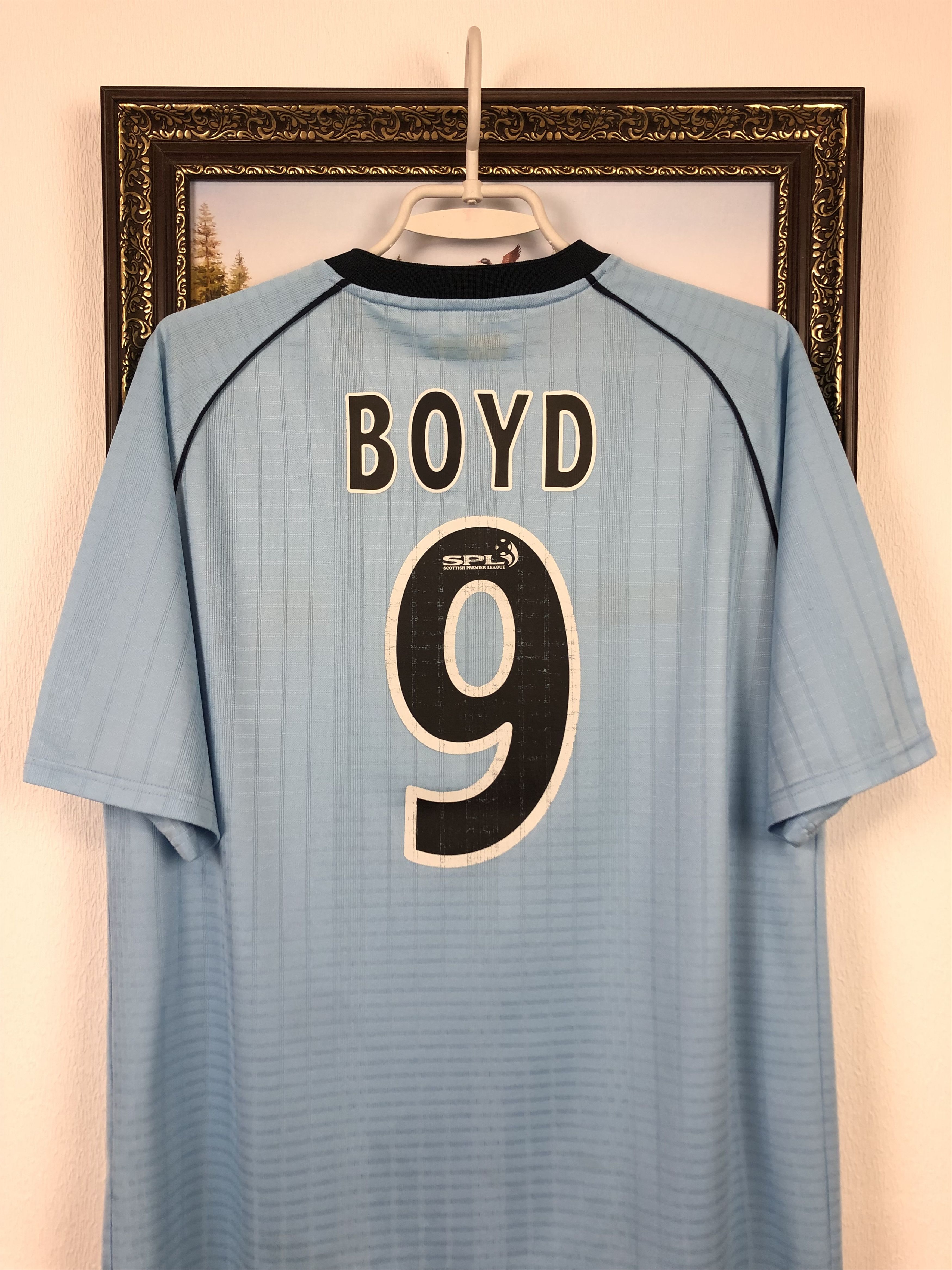 Vintage Kilmarnock football shirt 2005 Soccer # Boyd Jersey Rare Size US M / EU 48-50 / 2 - 2 Thumbnail