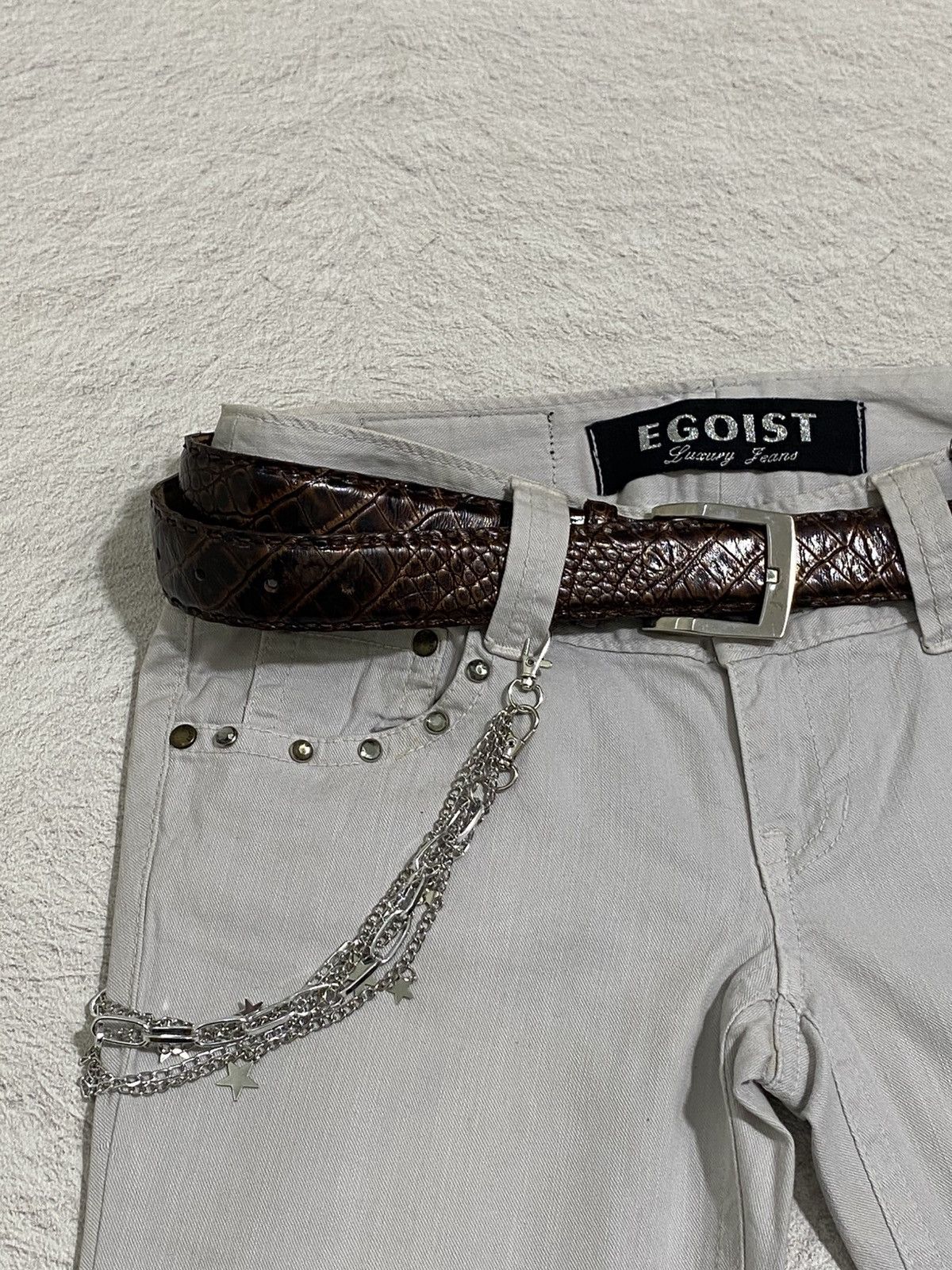 If Six Was Nine × Japanese Brand × Le Grande Bleu (L.G.B.) SICK💰 Egoist Super Flare pants Size US 29 - 8 Thumbnail
