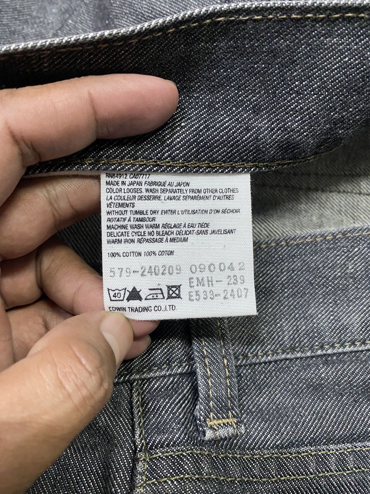 Edwin × Japanese Brand × Margaret Howell Japanese Edwin x Margaret Howell Half Selvedge Denim Size US 32 / EU 48 - 10 Thumbnail