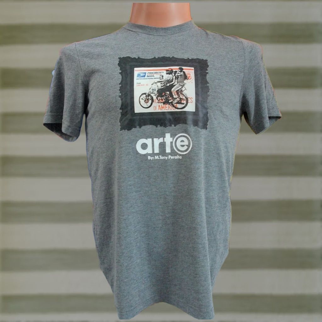 Etro Nike M. Tony Peralta Art T Shirt Mens M Gray Cotton/Polyester Short Sleeve Crew Neck Hip Hop 2020s Slim Fits The Peralta Project Size US M / EU 48-50 / 2 - 1 Thumbnail