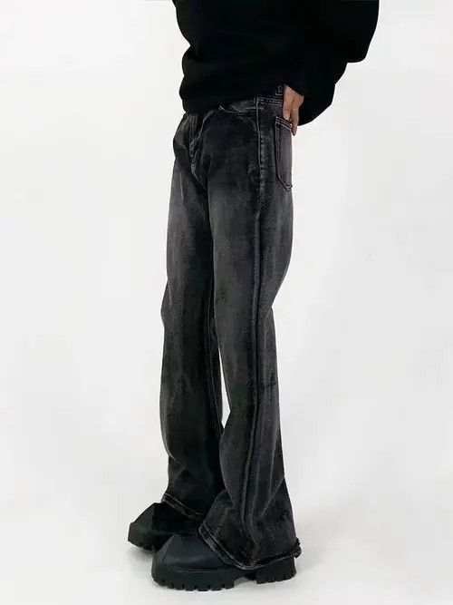 VIBE High street washed vintage slightly flared jeans Size US 32 / EU 48 - 8 Thumbnail