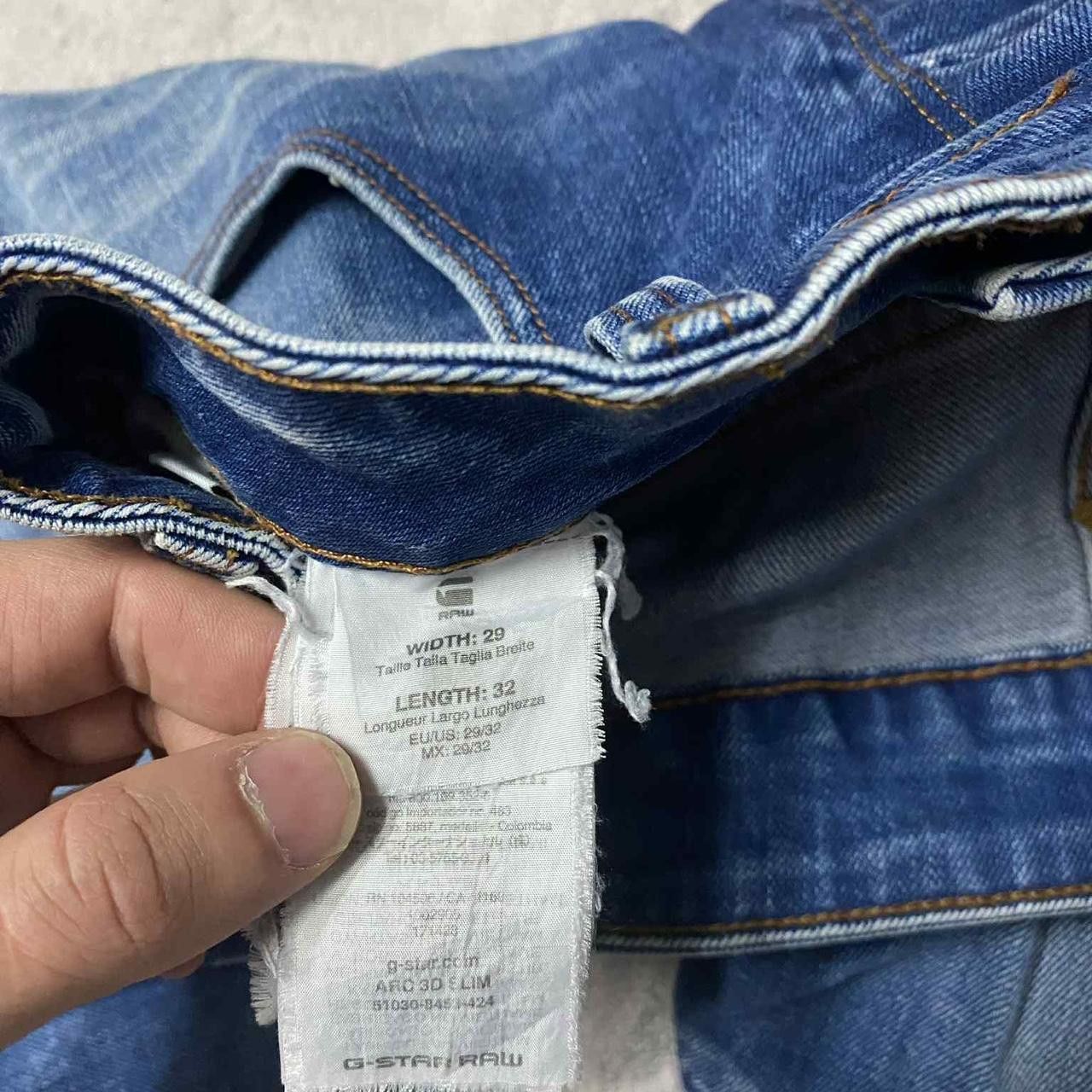 Other Baggy blue cargo jeans with adjustable waist strap Size 30" / US 8 / IT 44 - 3 Thumbnail