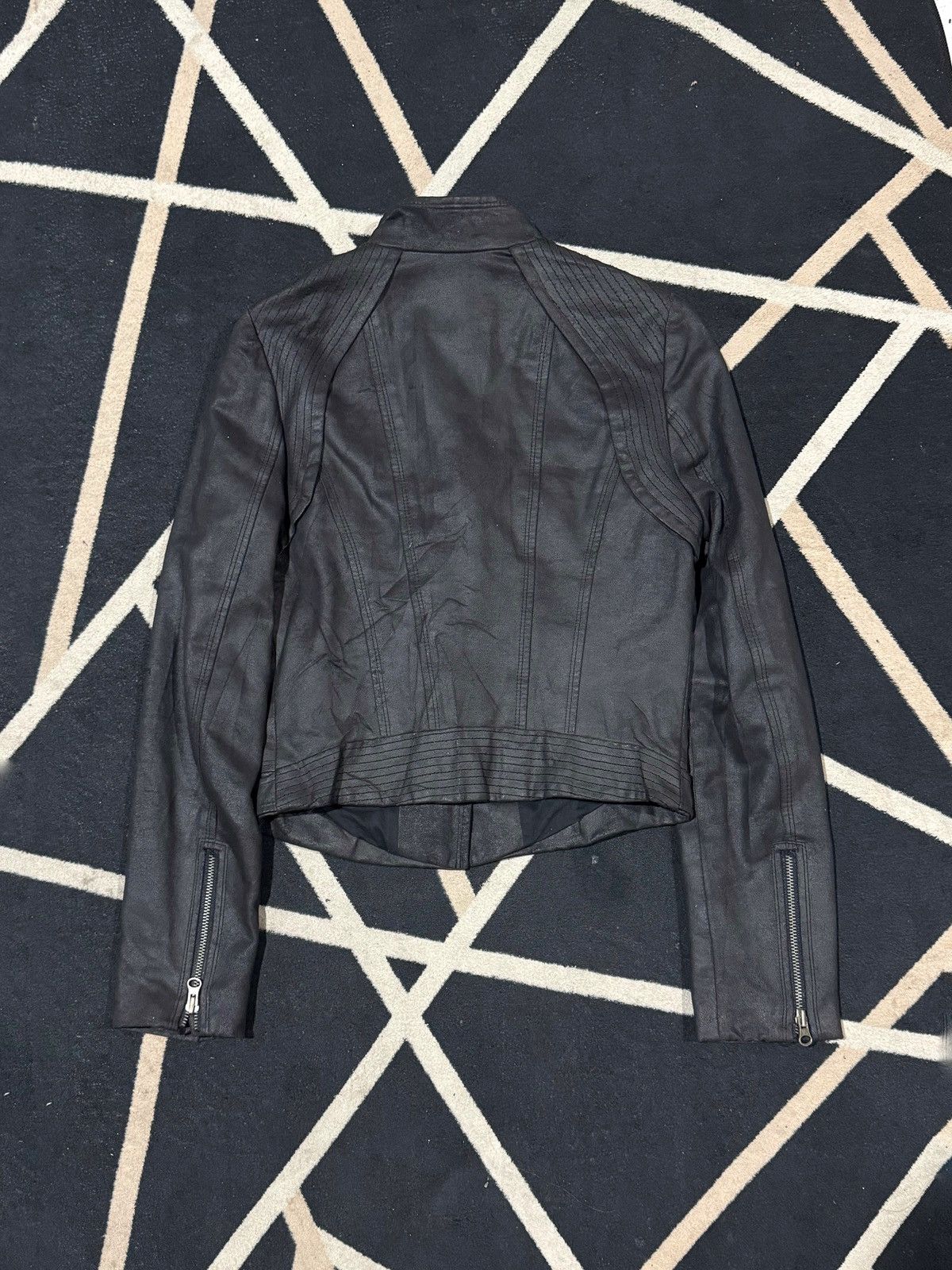 14th Addiction Waxed Jacket Japanese Brand Styled Asymmetrical Size US S / EU 44-46 / 1 - 2 Thumbnail