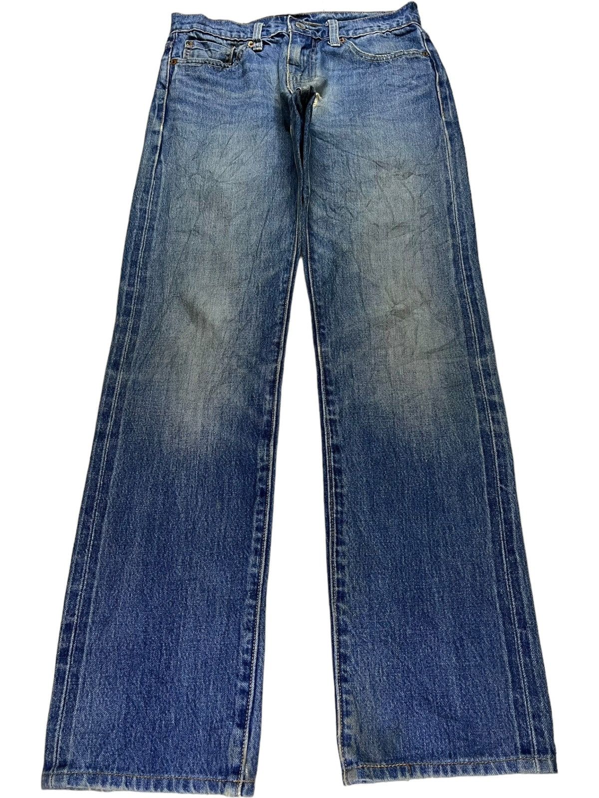 Levi's Vintage Levis 511 Big E Selvedge Mud Wash Slim Jeans Size US 29 - 2 Thumbnail