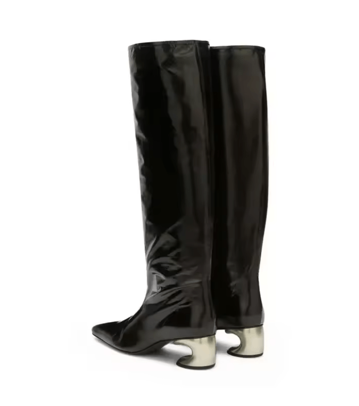 Jil Sander o1w1db10825 Ankle Boots in Black Size US 7 / IT 37 - 4 Thumbnail