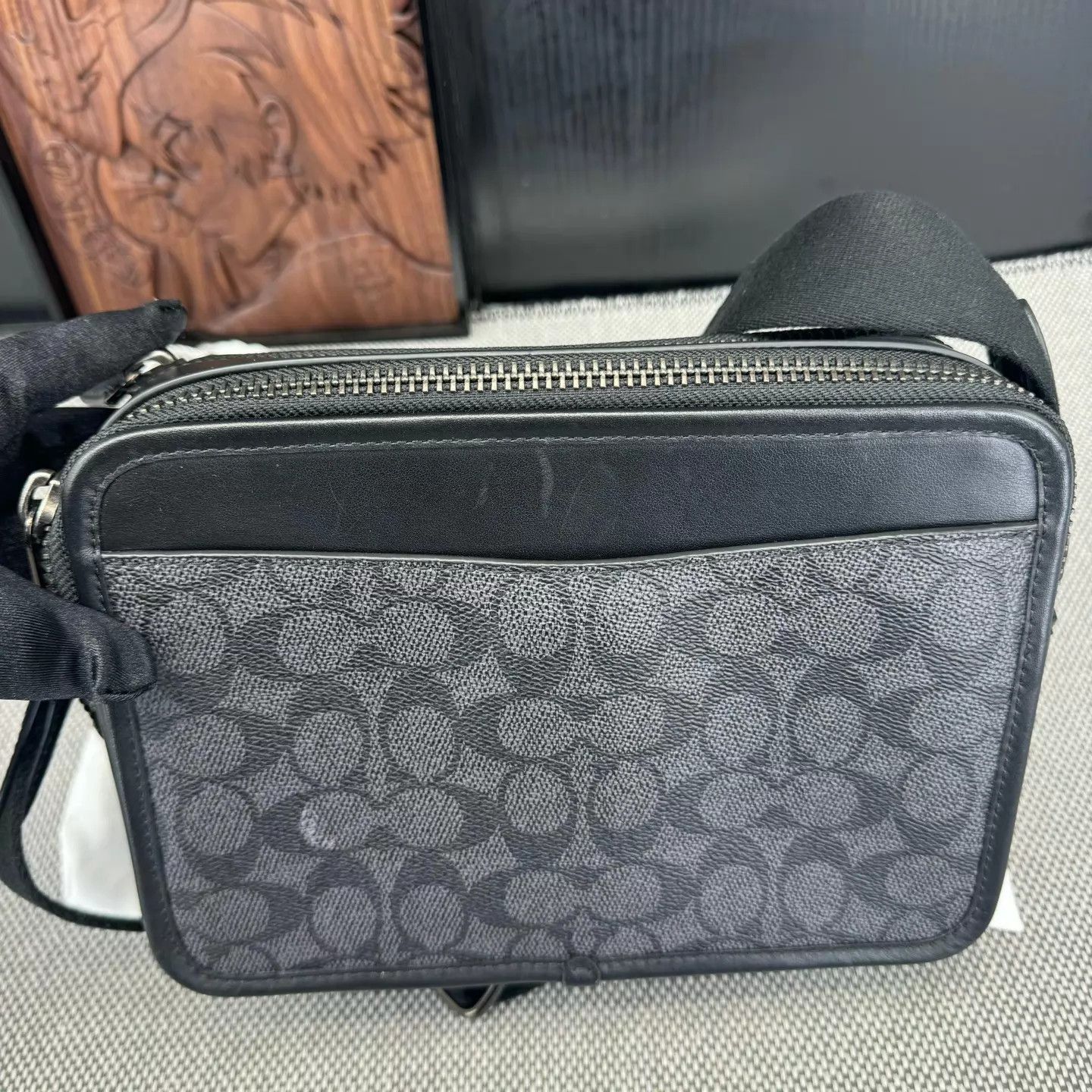 Coach Coach Black Camera Bag 24x8x17cm Light Wear Size ONE SIZE - 5 Thumbnail